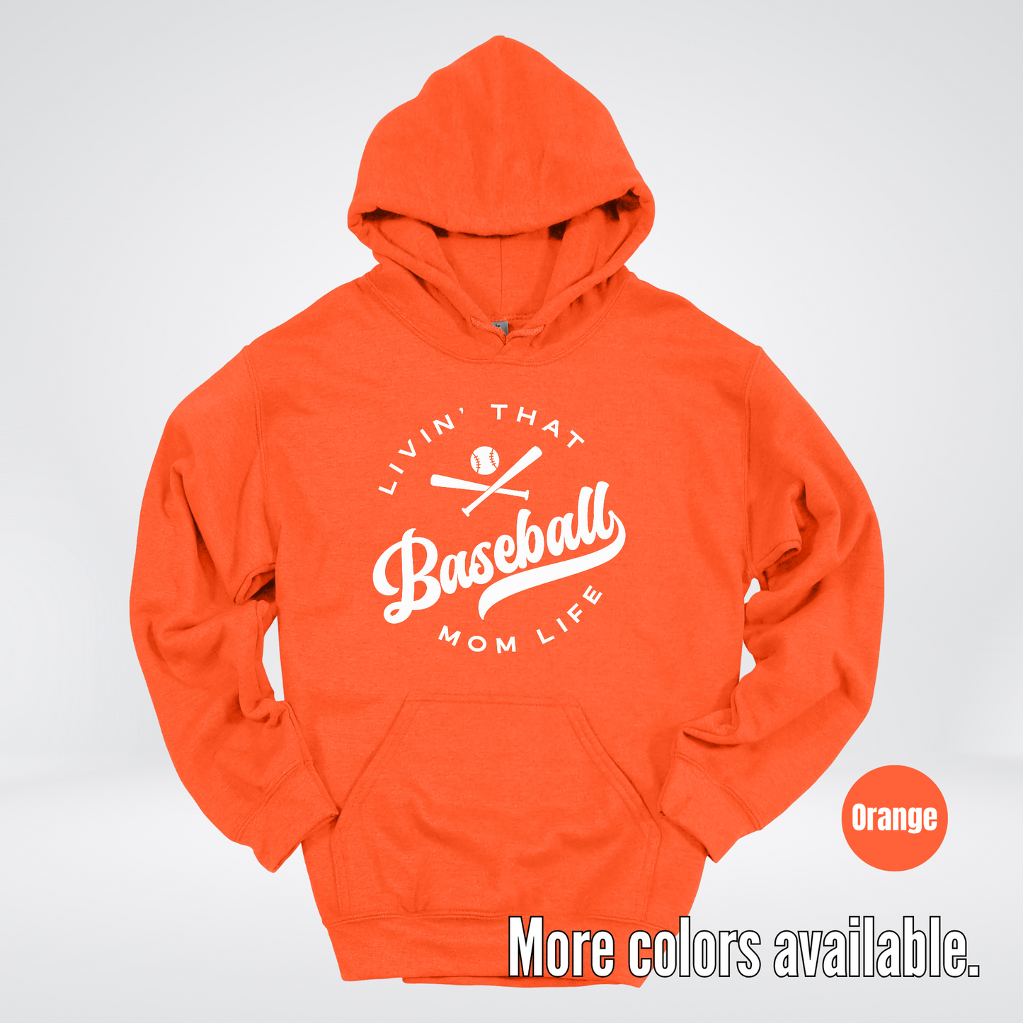 Livin’ That Baseball Mom Life Hoodie