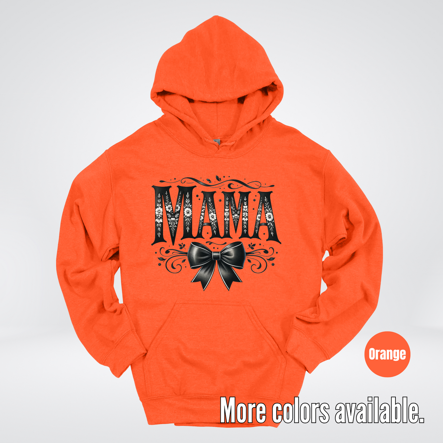 Mama Black & White Coquette Hoodie
