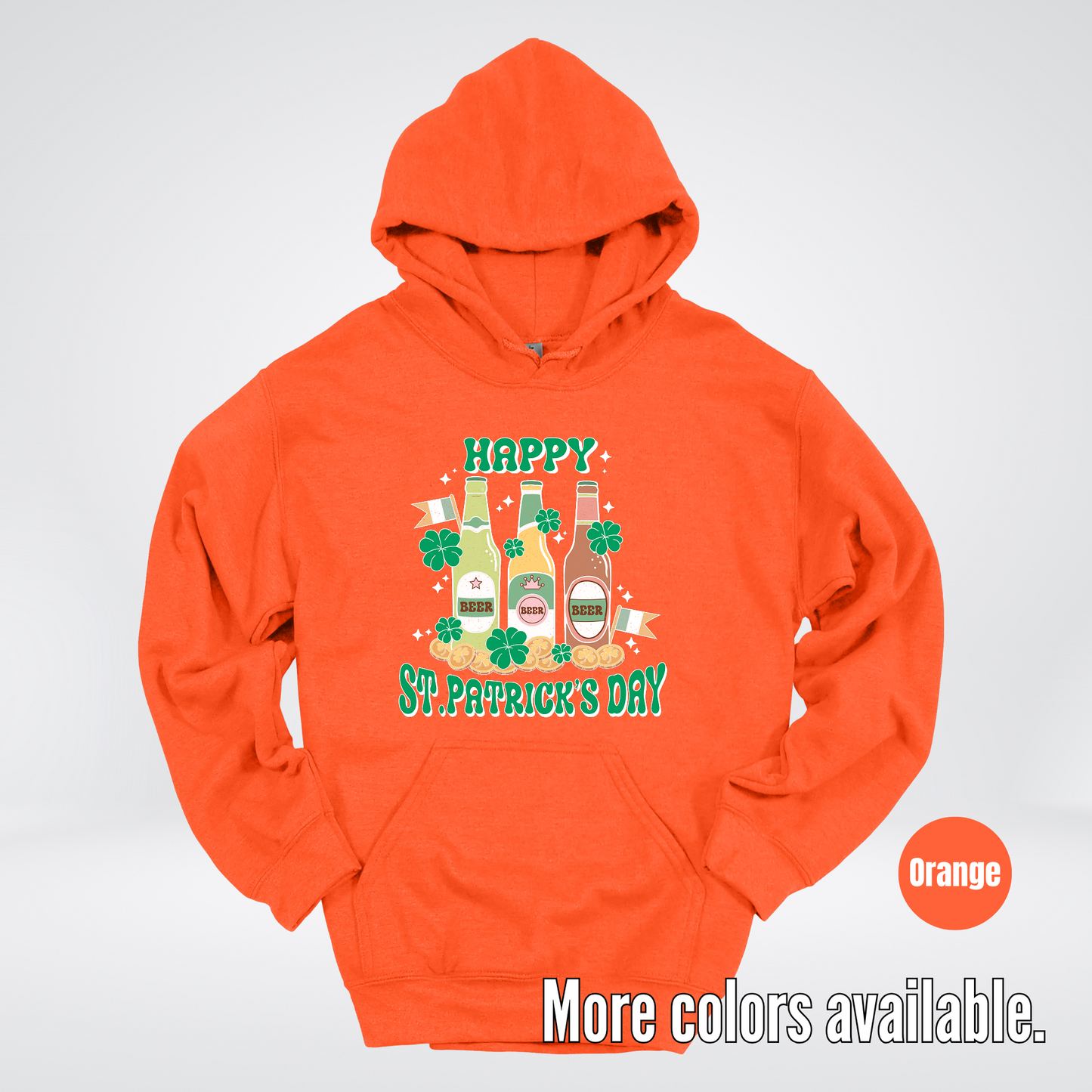 Three Bottles Saint Patrick's Day Hoodie