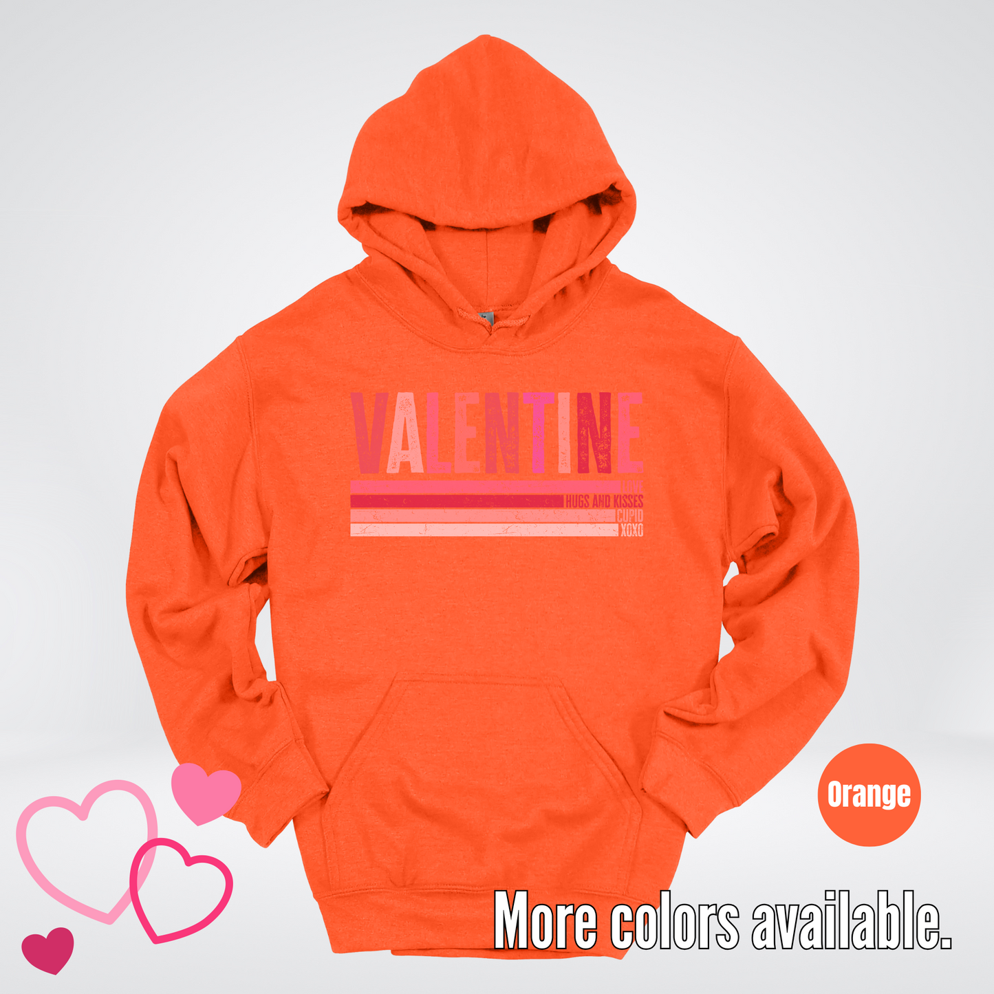 Valentine Hugs & Kisses Hoodie