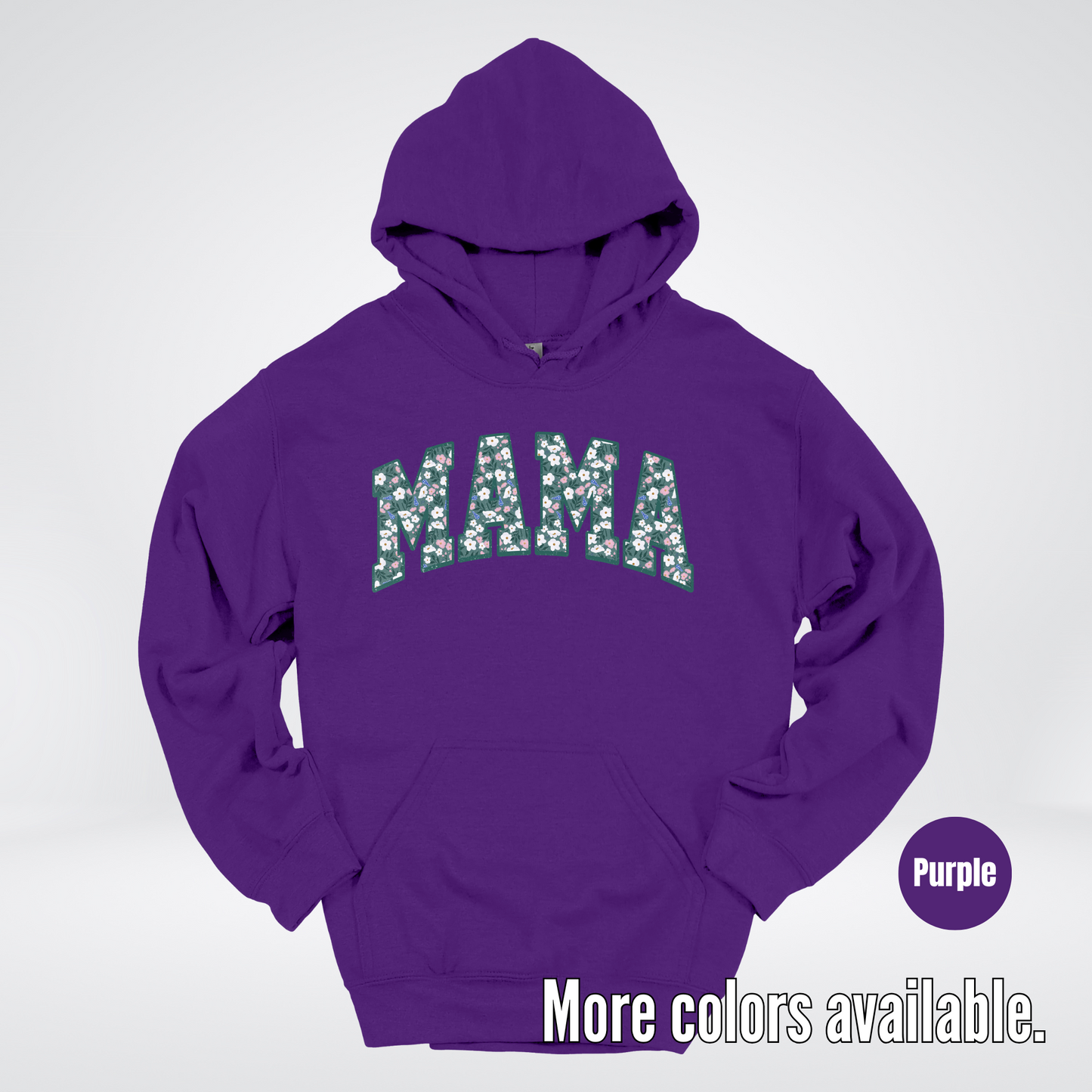 Mama Floral Green Hoodie