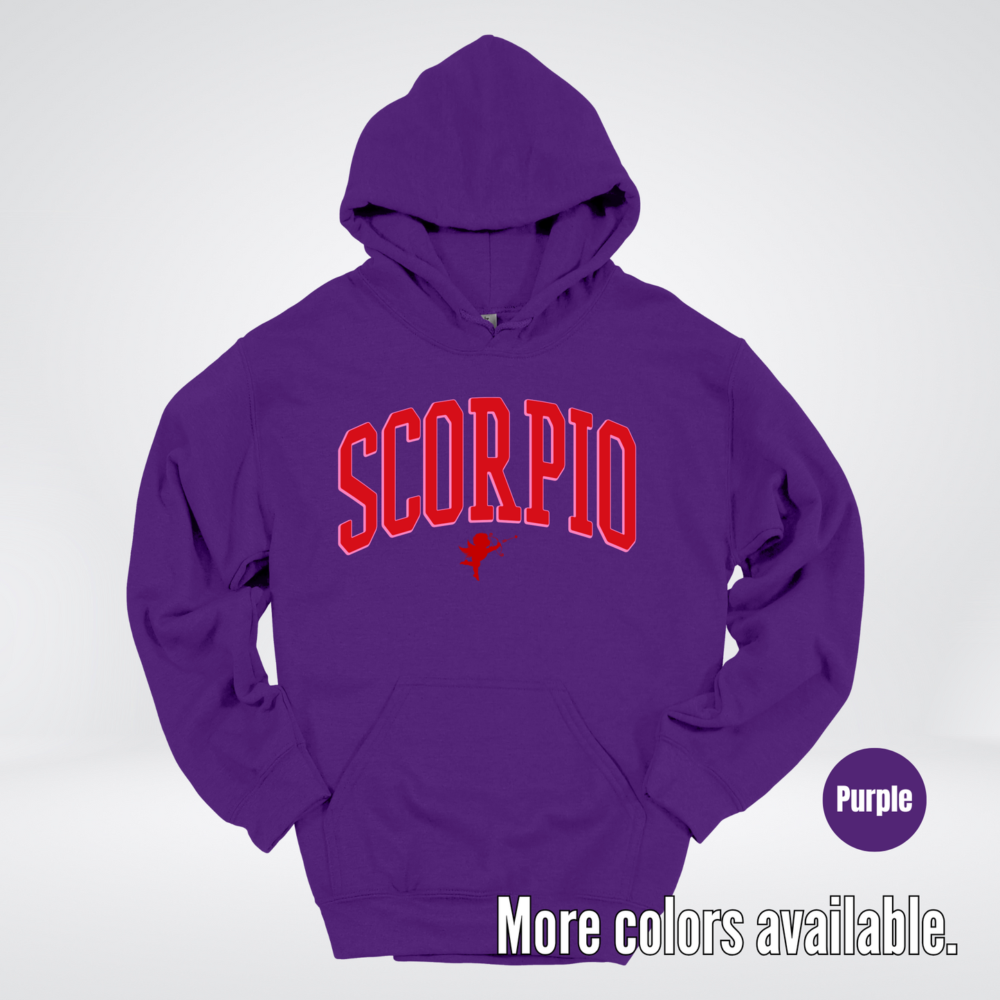Scorpio Valentines Day Varsity Hoodie