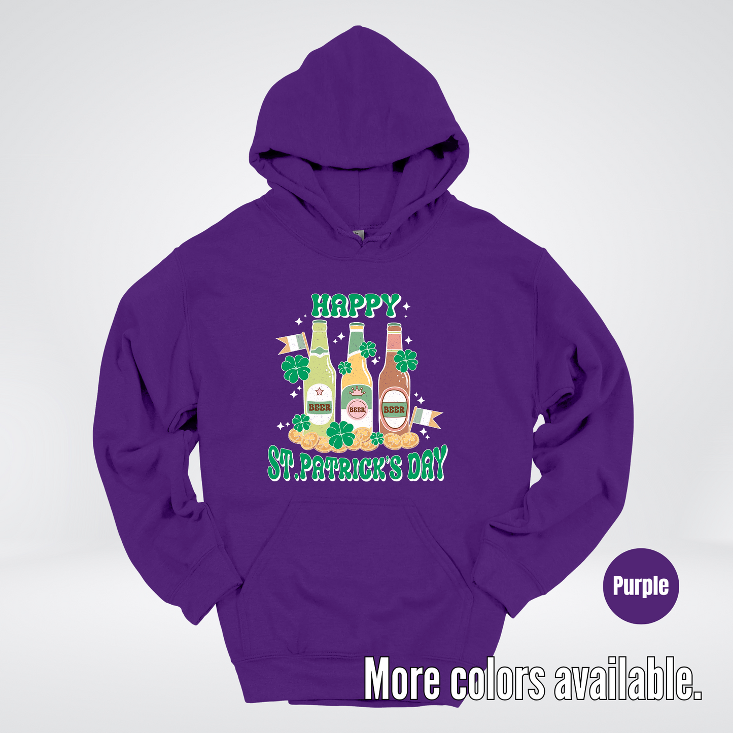 Three Bottles Saint Patrick's Day Hoodie