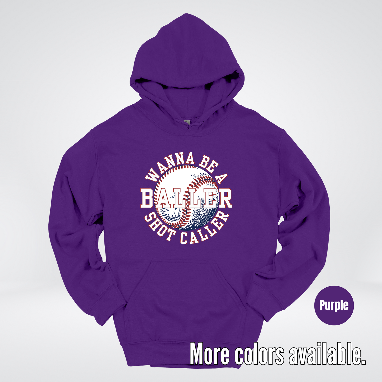 Wanna Be A Baller Shot Caller Hoodie