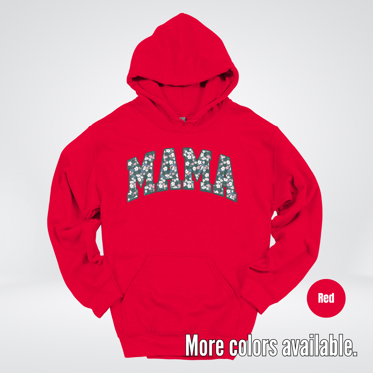 Mama Floral Green Hoodie