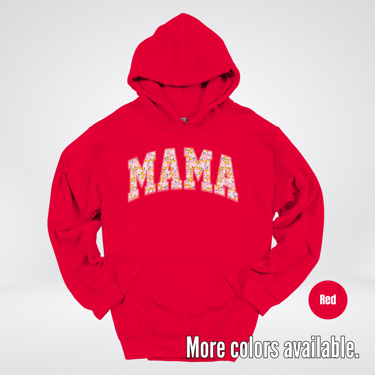 Mama Floral Pink Hoodie