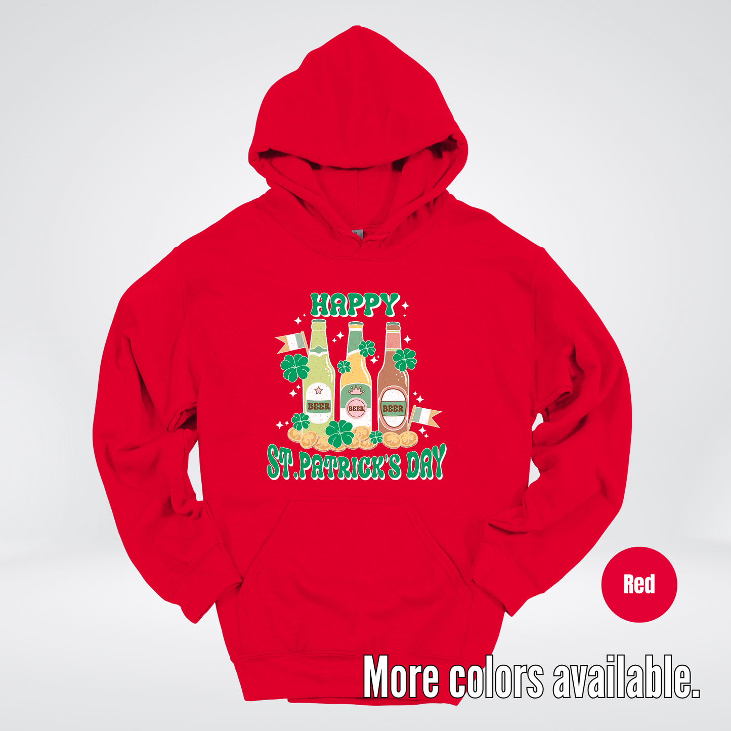 Three Bottles Saint Patrick's Day Hoodie