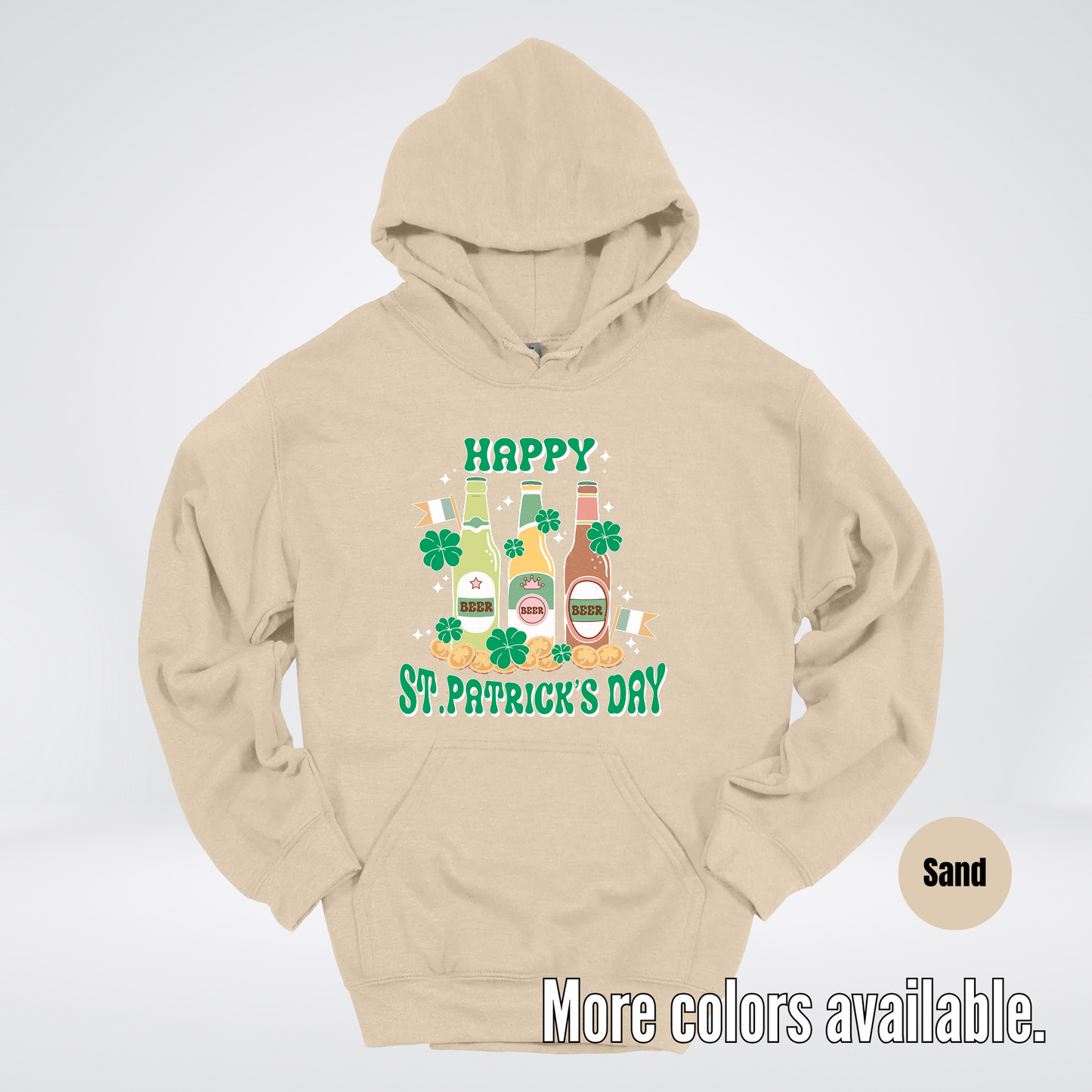 Three Bottles Saint Patrick's Day Hoodie