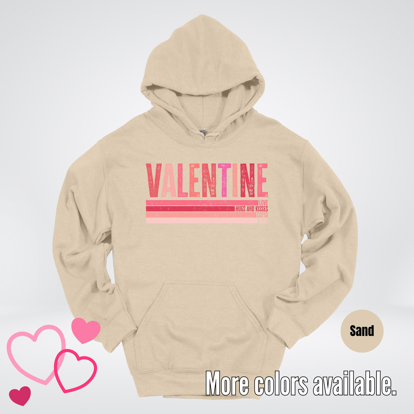 Valentine Hugs & Kisses Hoodie