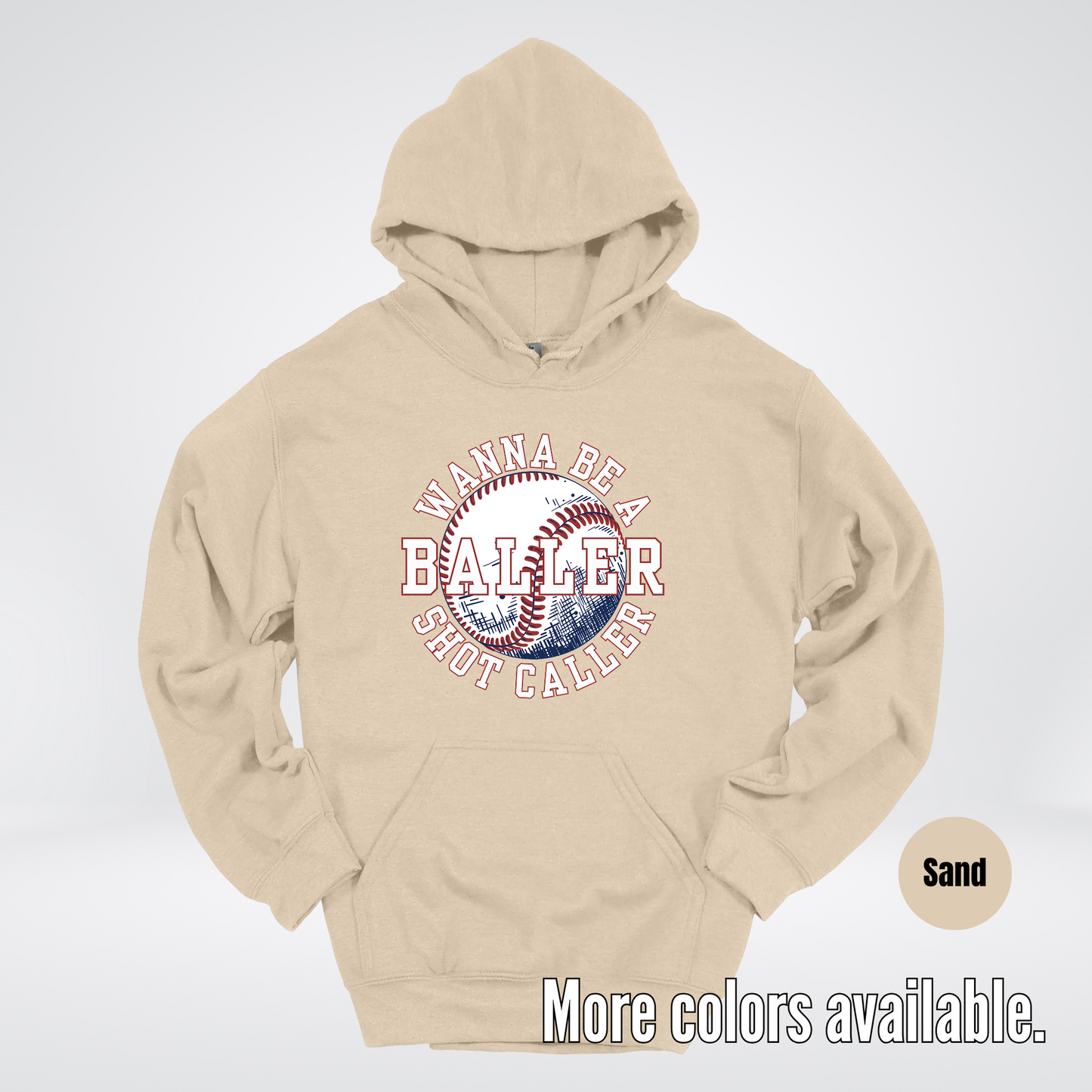 Wanna Be A Baller Shot Caller Hoodie