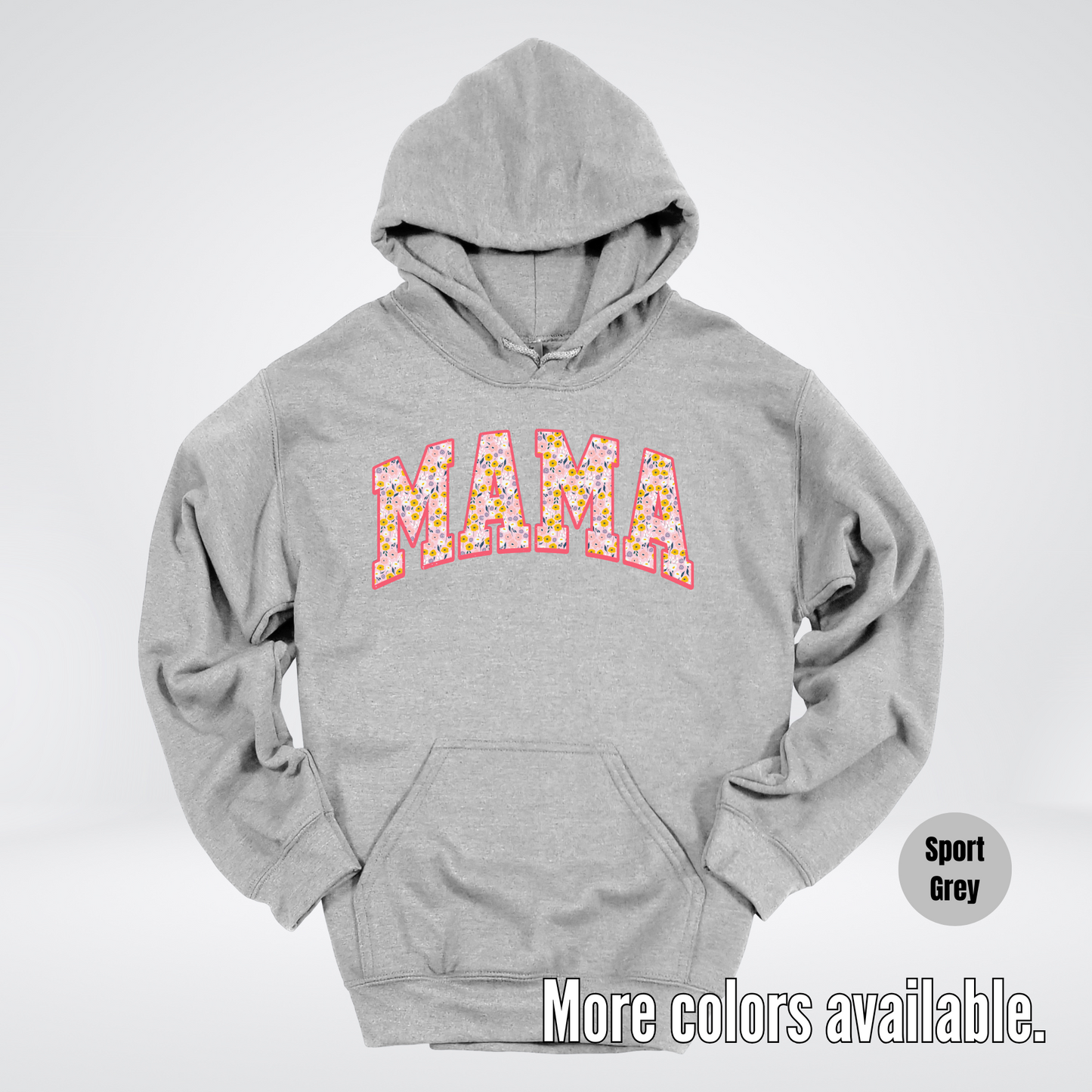 Mama Floral Pink Hoodie