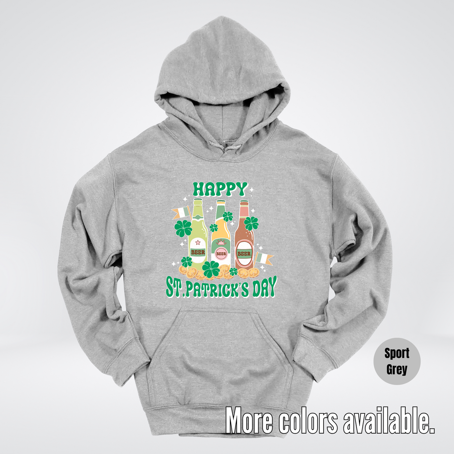Three Bottles Saint Patrick's Day Hoodie