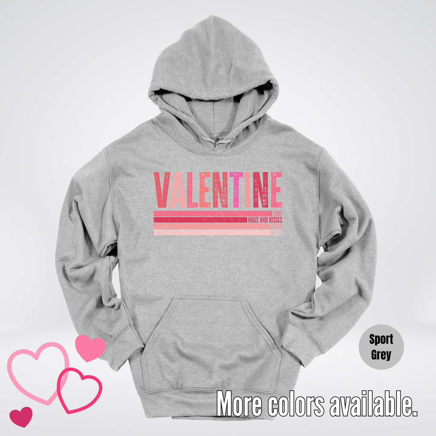 Valentine Hugs & Kisses Hoodie