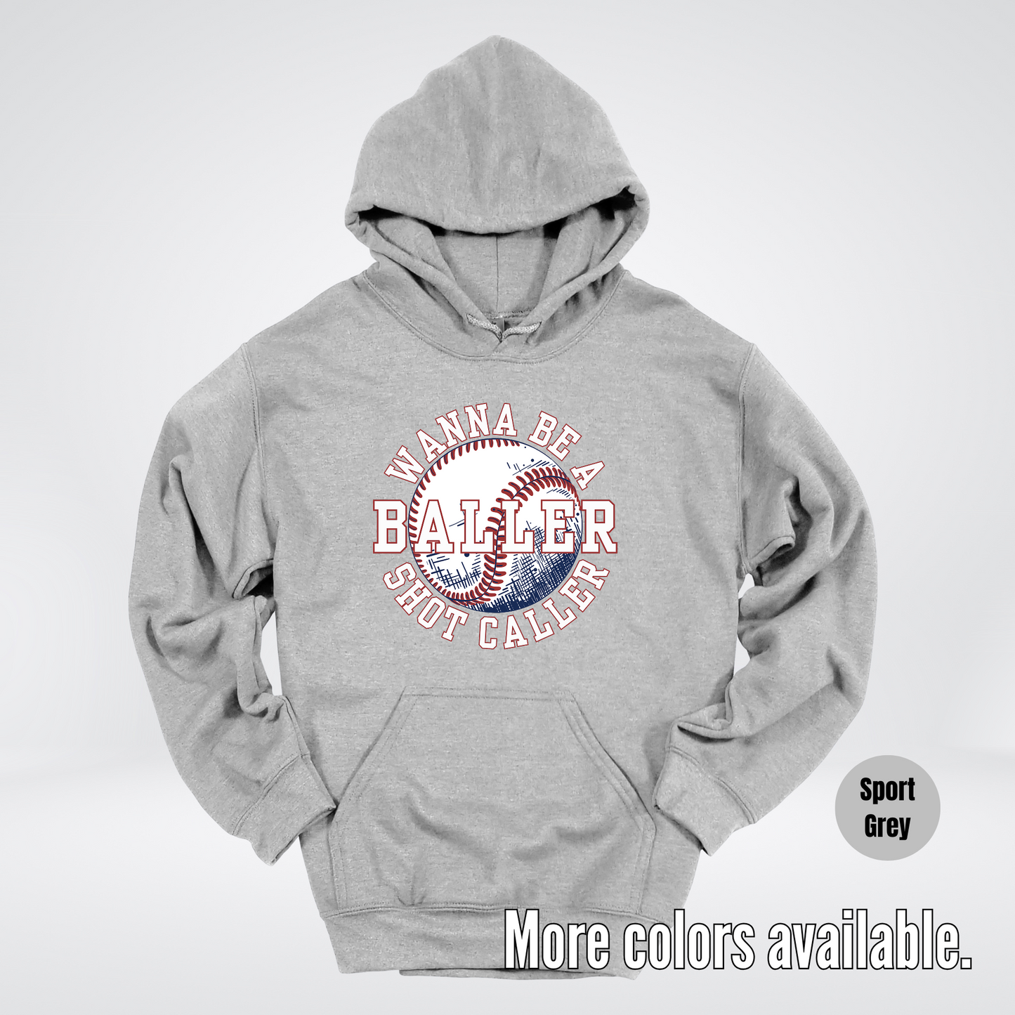 Wanna Be A Baller Shot Caller Hoodie