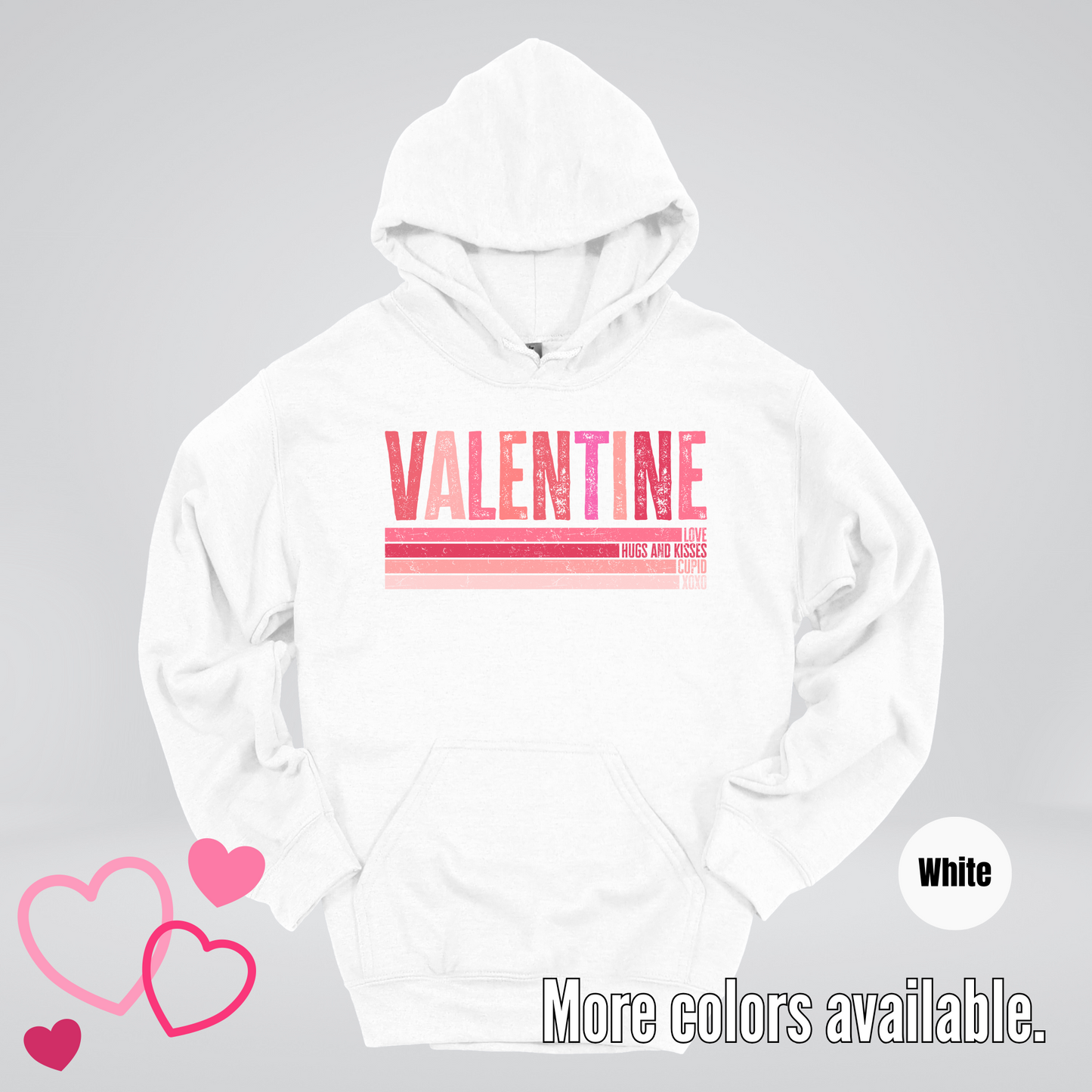 Valentine Hugs & Kisses Hoodie