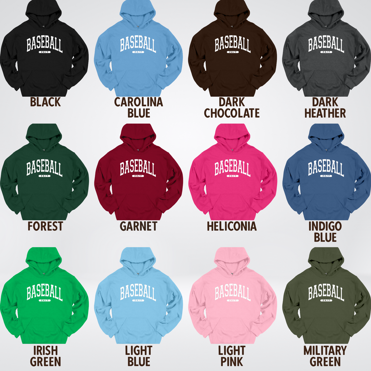 BASEBALL 24/7 Hoodie