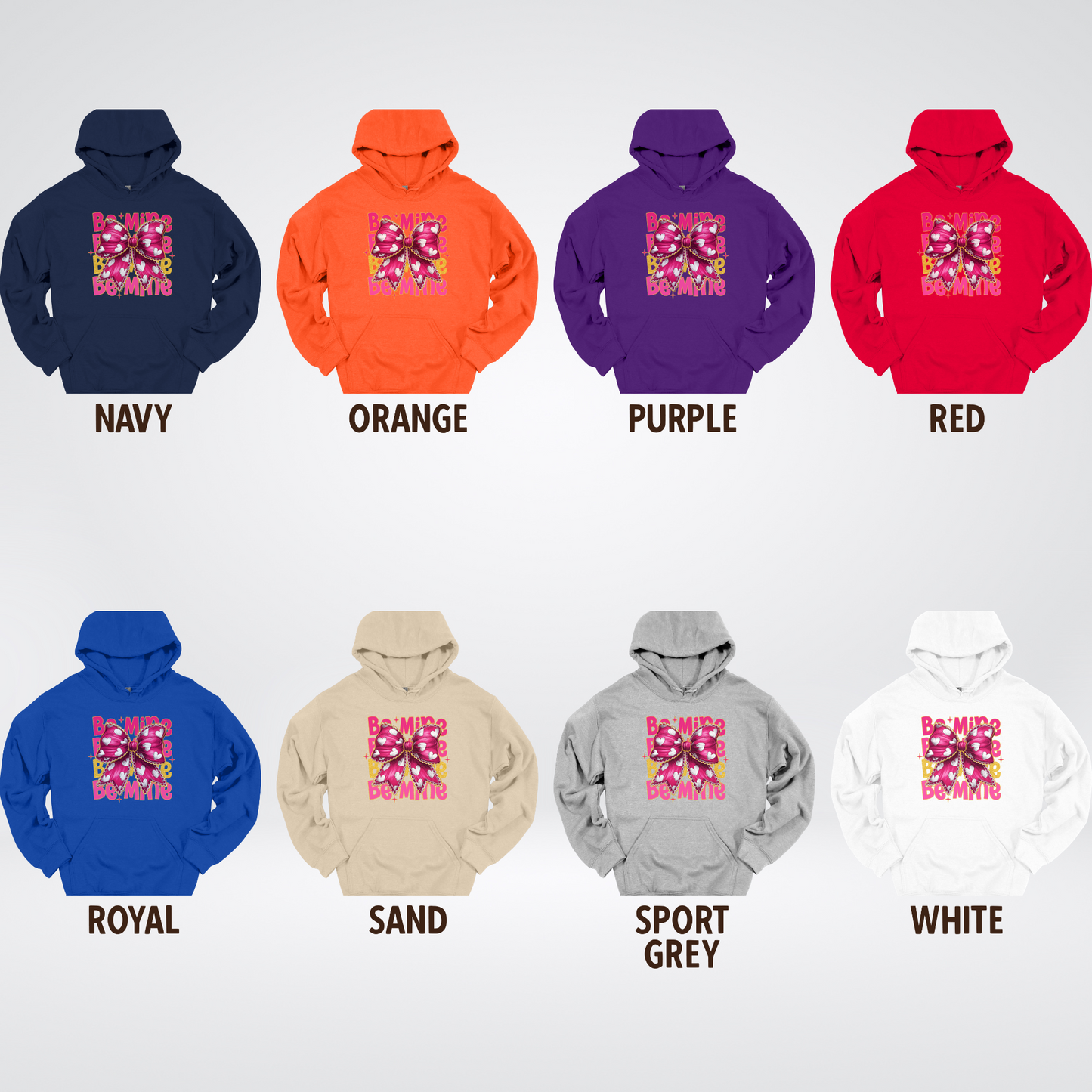 Be Mine Coquette Pink & Gold Hoodie