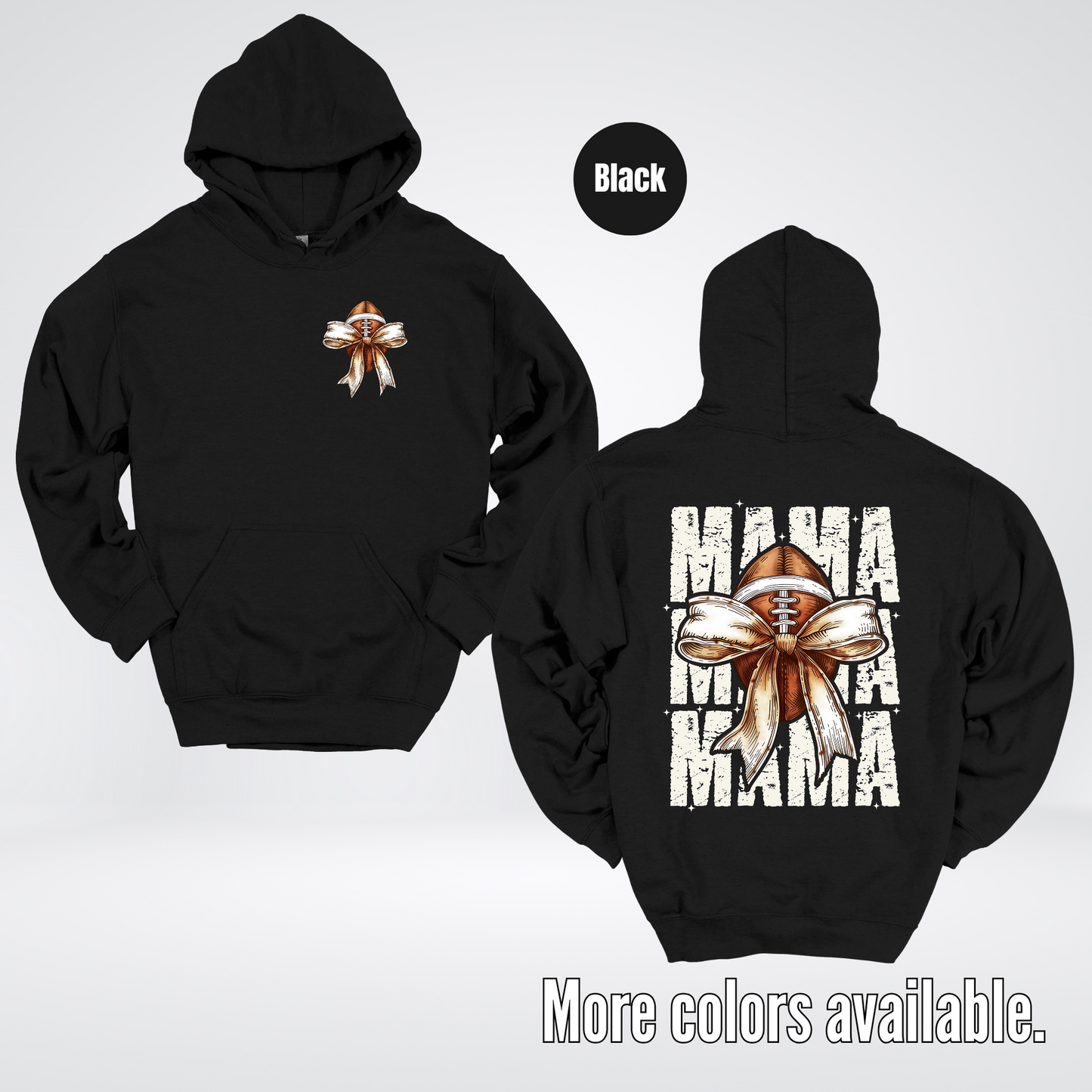 Coquette Football Mama Hoodie