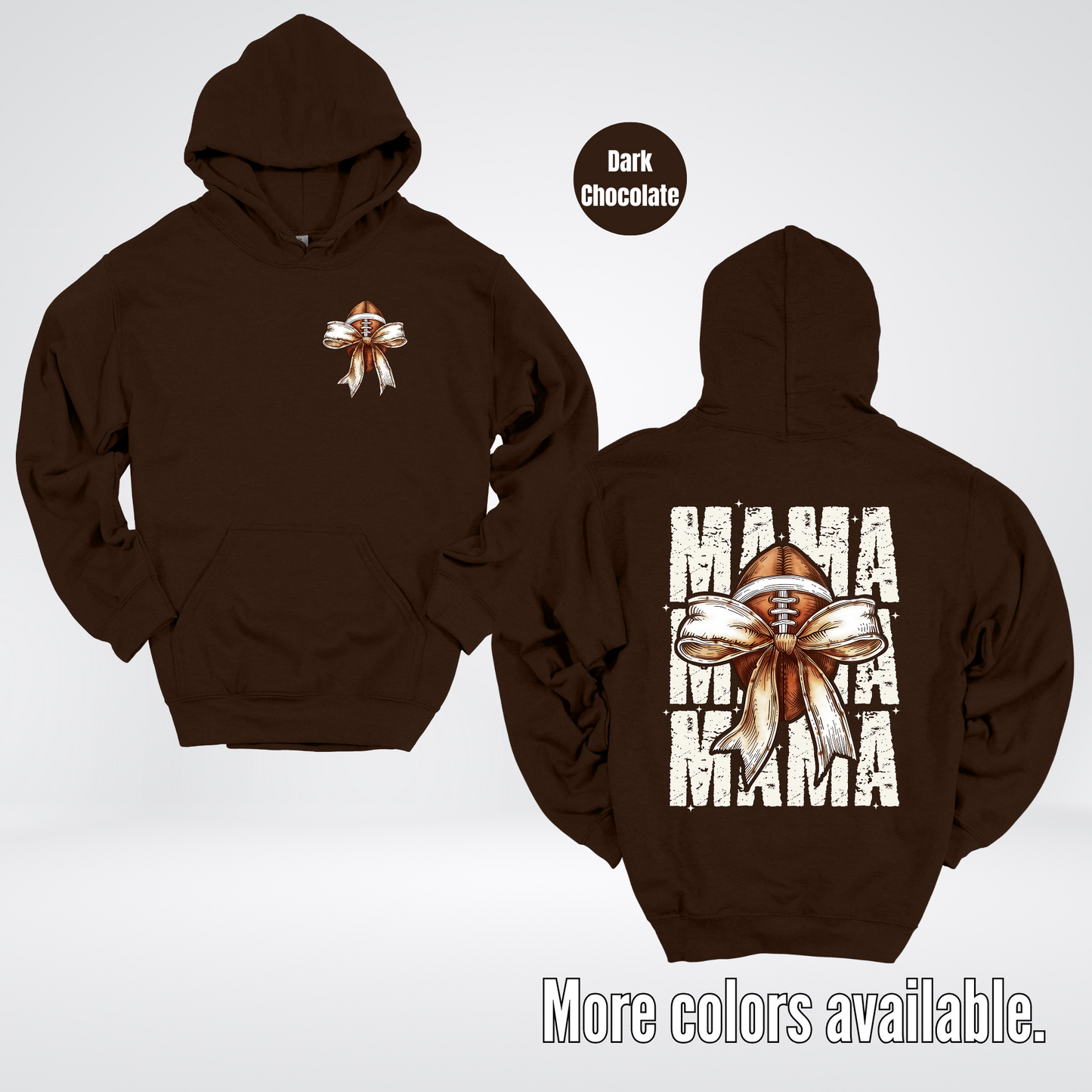 Coquette Football Mama Hoodie