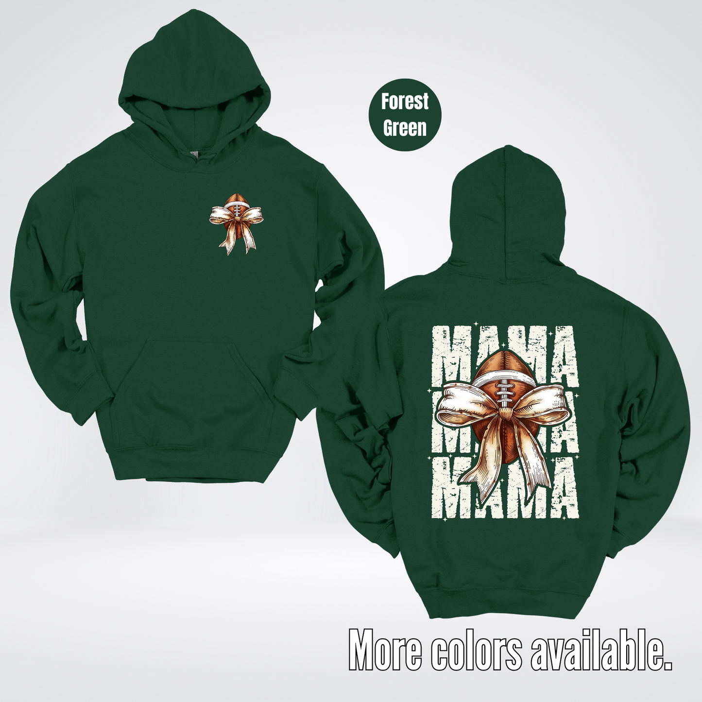 Coquette Football Mama Hoodie