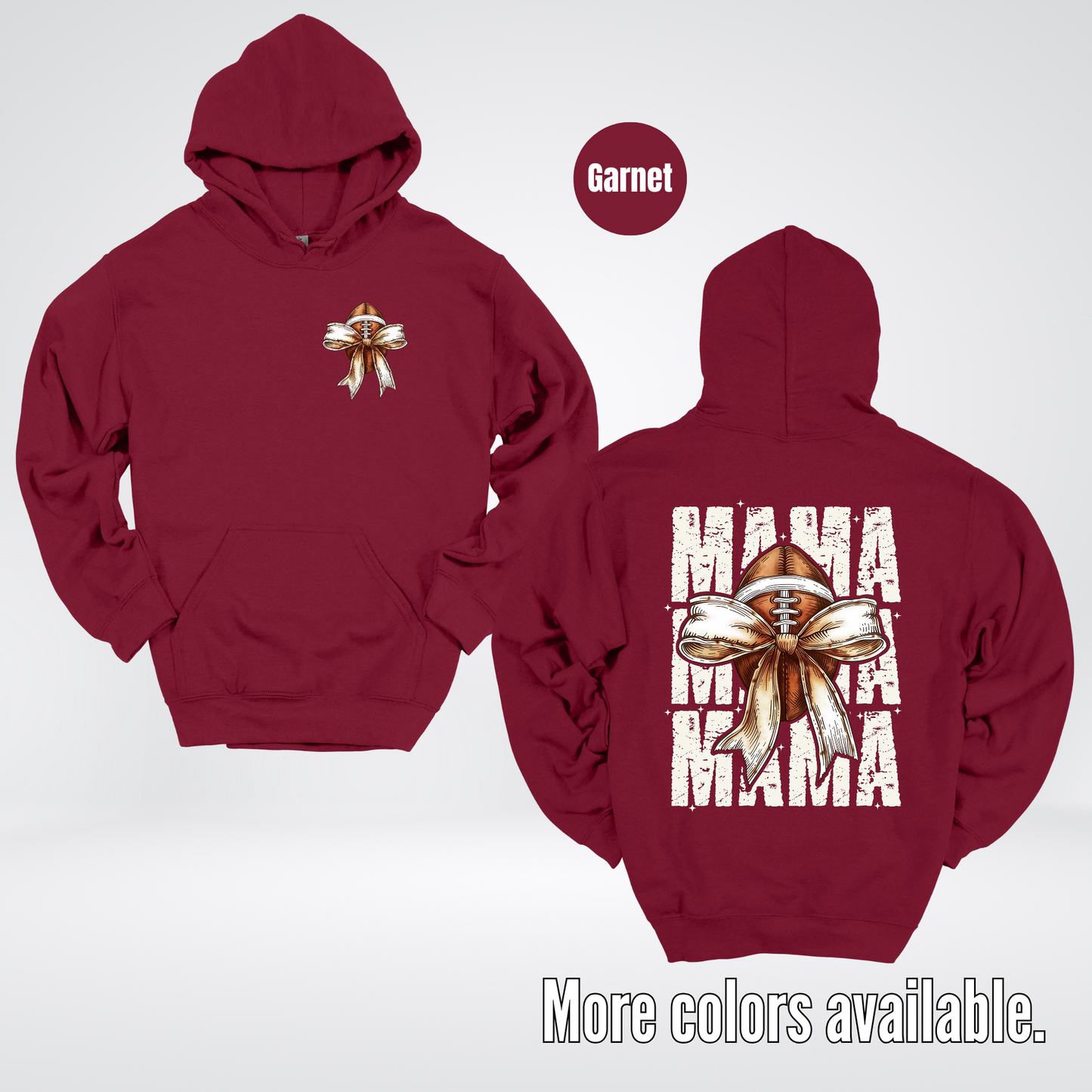Coquette Football Mama Hoodie