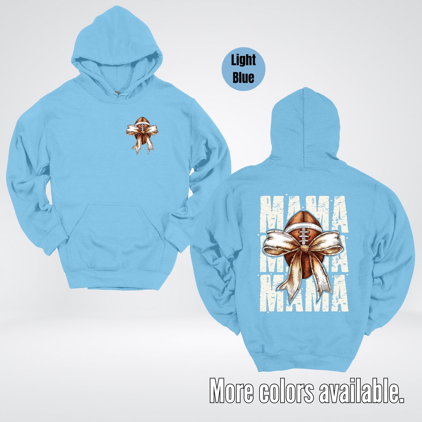 Coquette Football Mama Hoodie