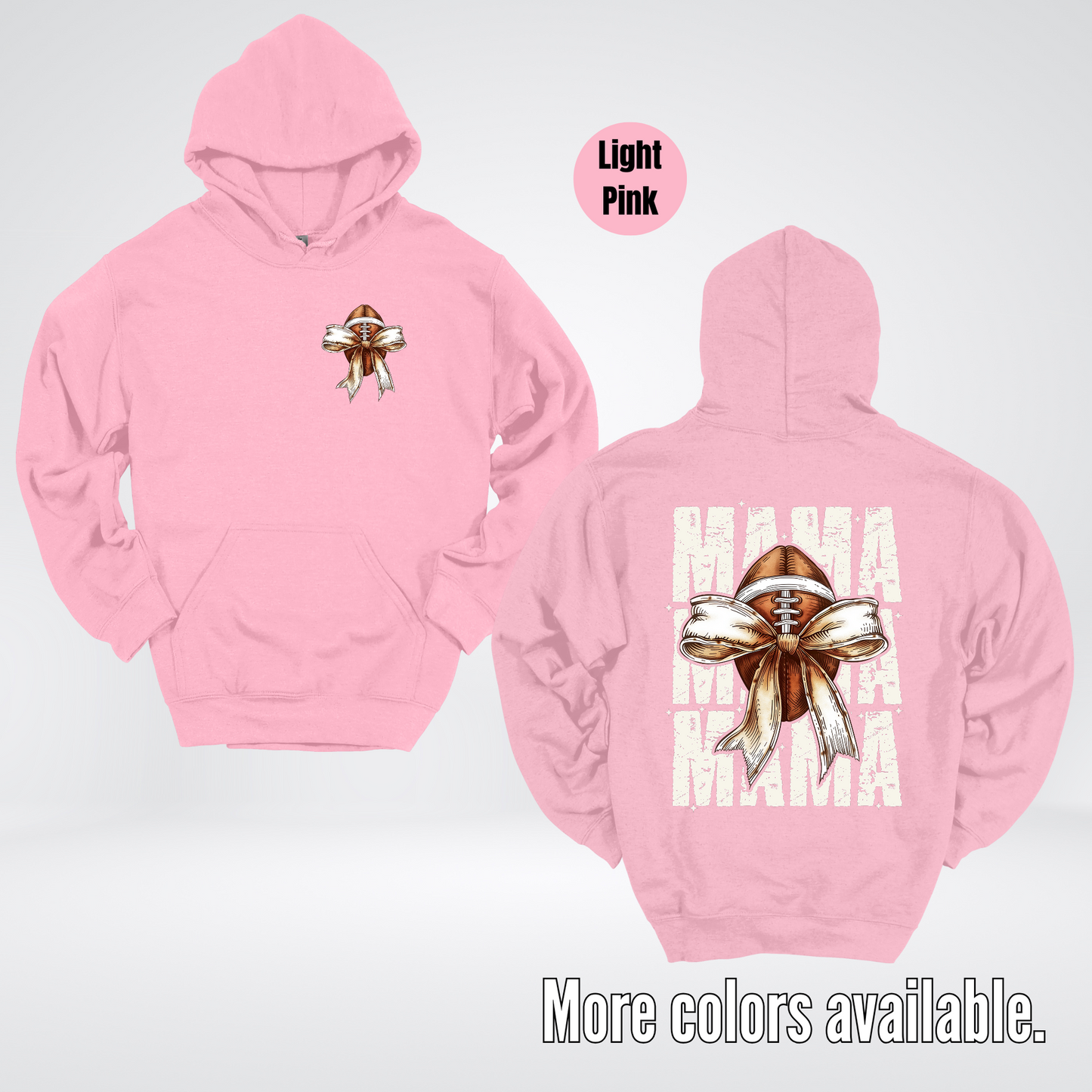 Coquette Football Mama Hoodie