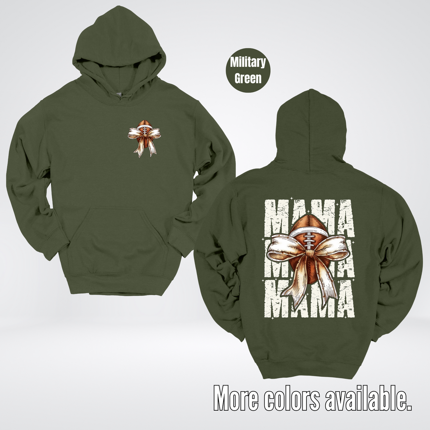 Coquette Football Mama Hoodie