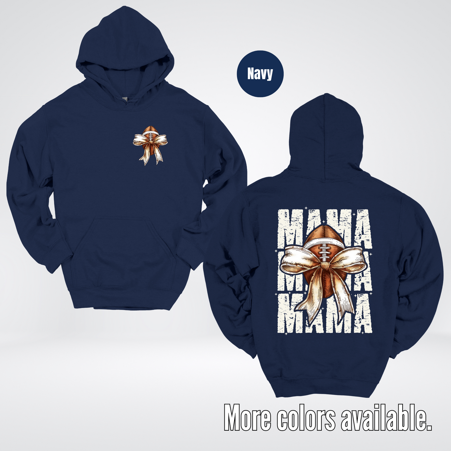 Coquette Football Mama Hoodie