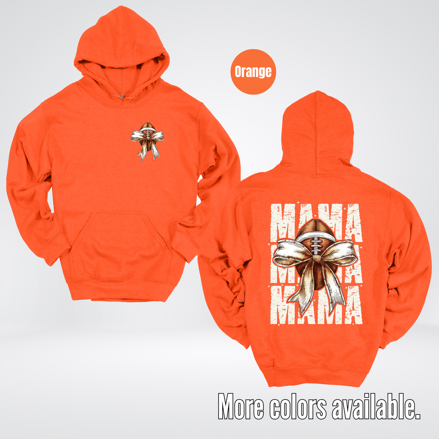 Coquette Football Mama Hoodie