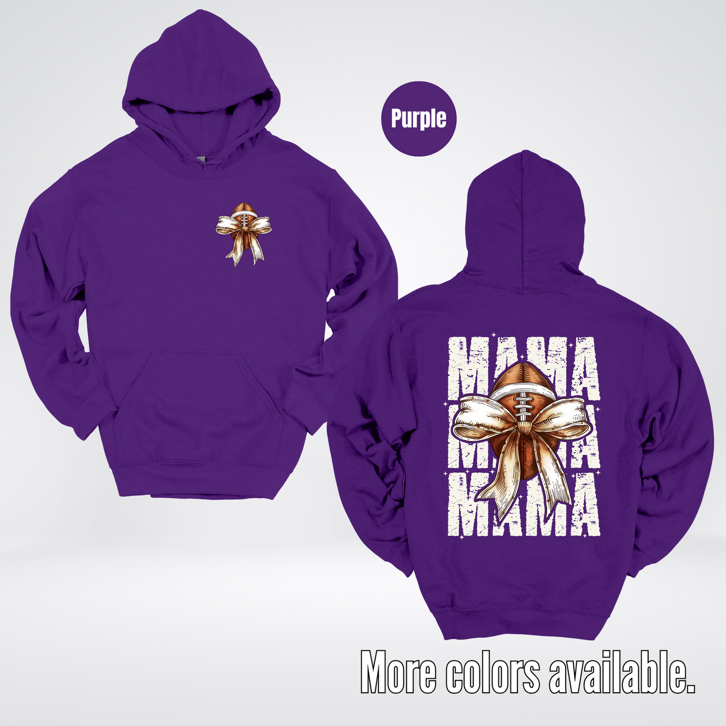 Coquette Football Mama Hoodie
