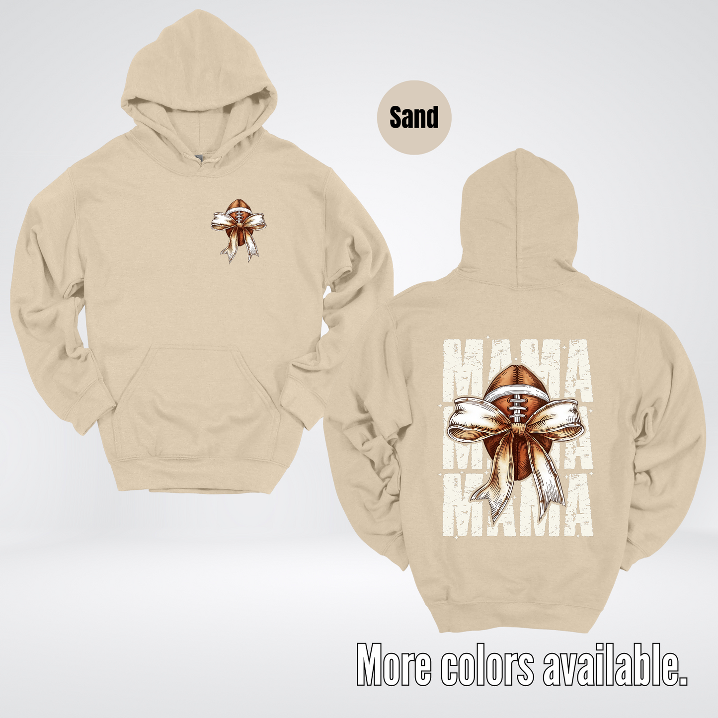 Coquette Football Mama Hoodie