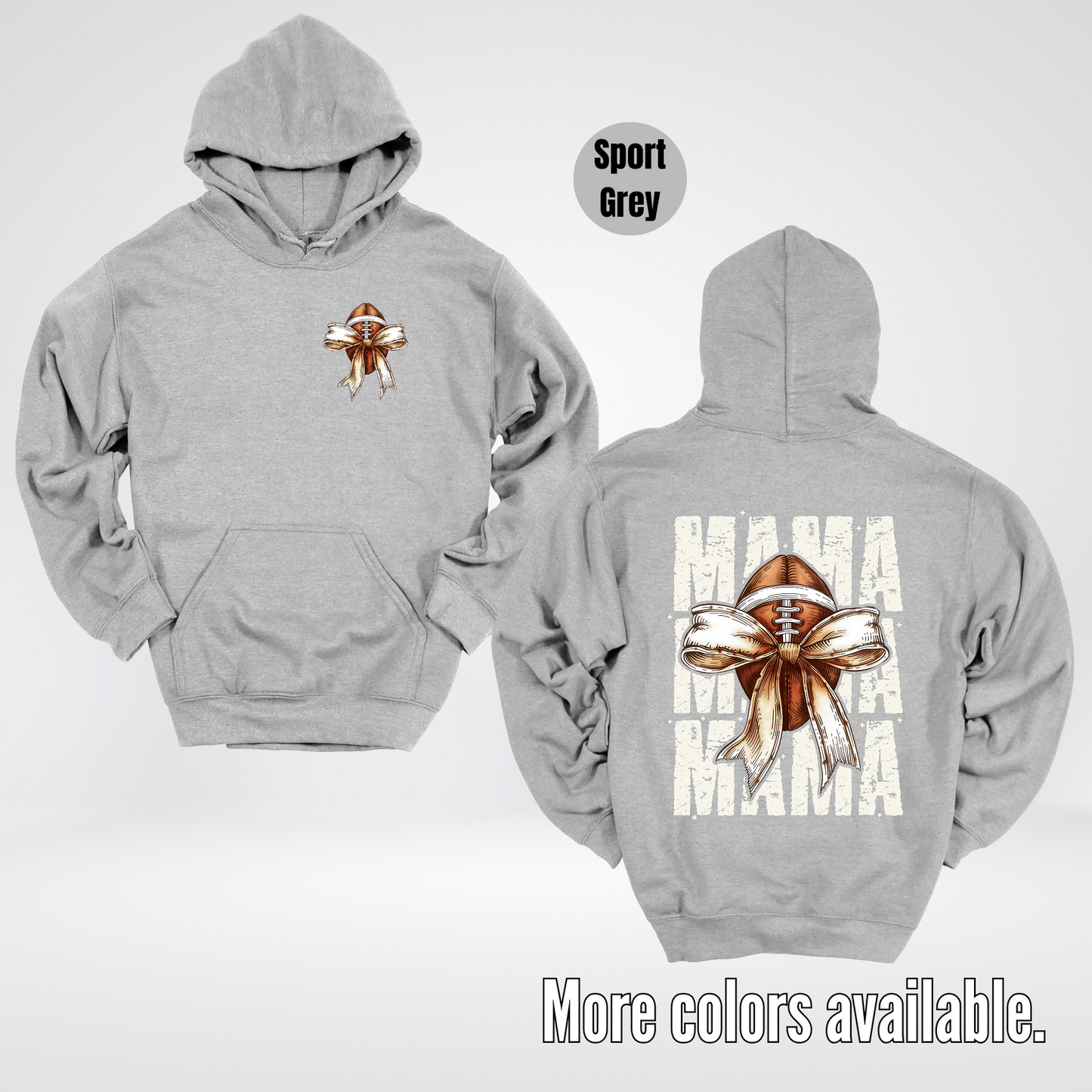 Coquette Football Mama Hoodie