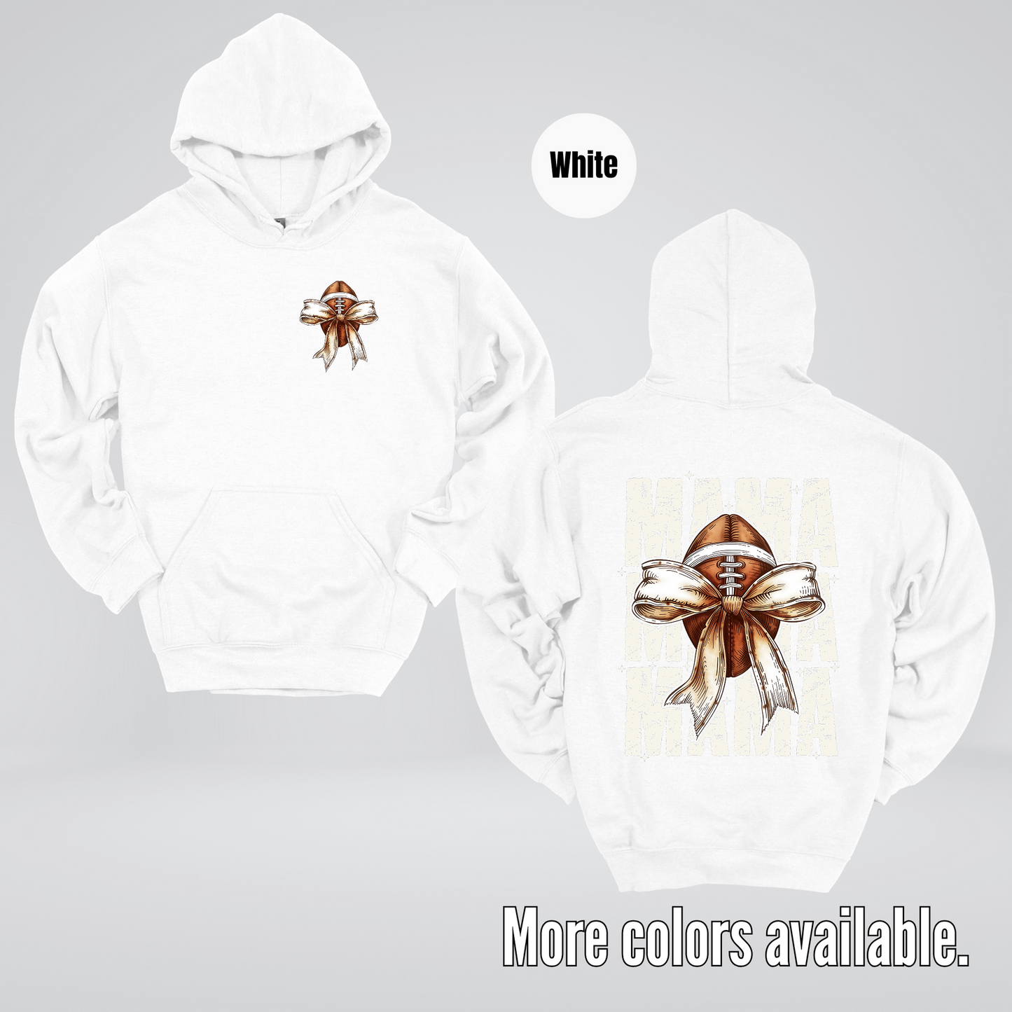 Coquette Football Mama Hoodie