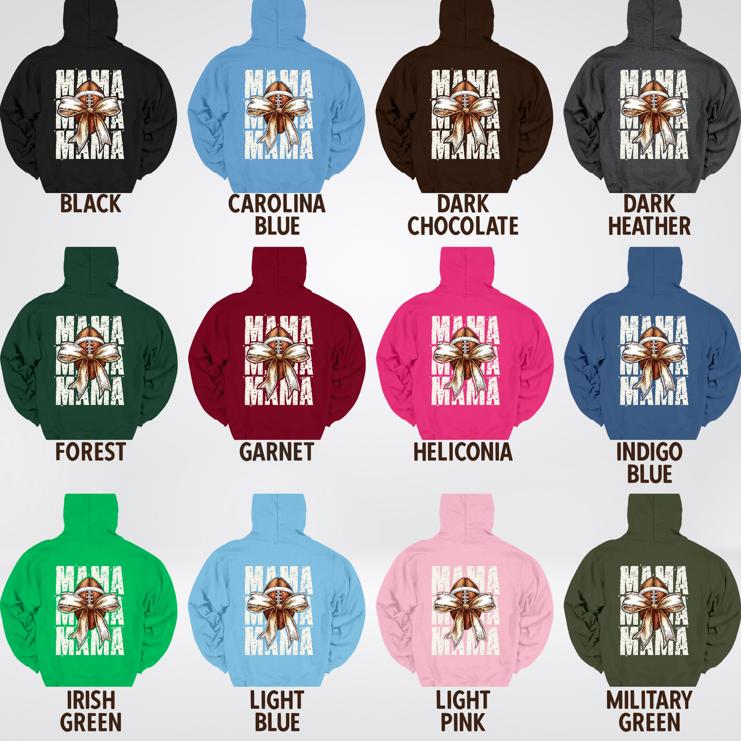 Coquette Football Mama Hoodie