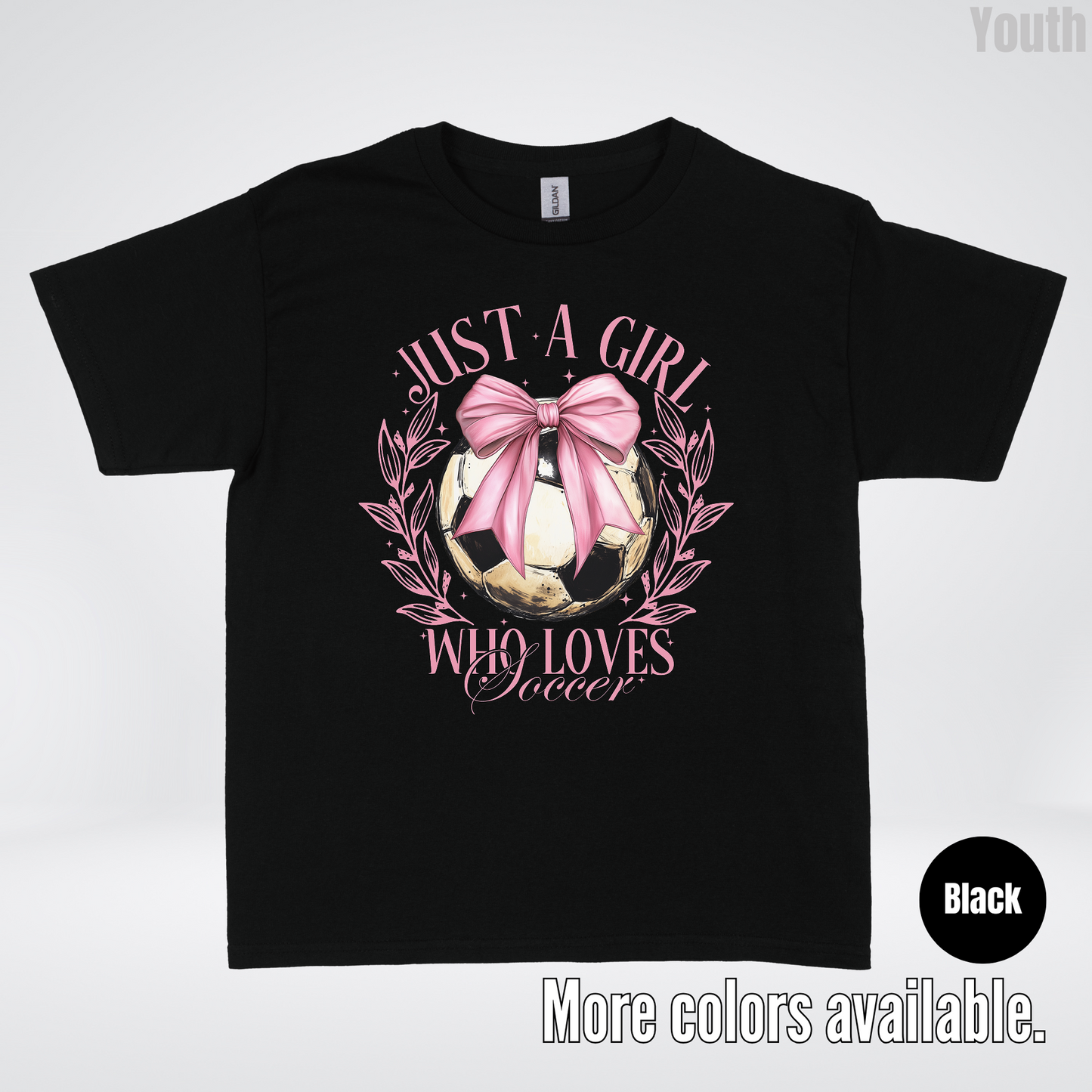 Just A Girl Who Loves Soccer Youth T-Shirt