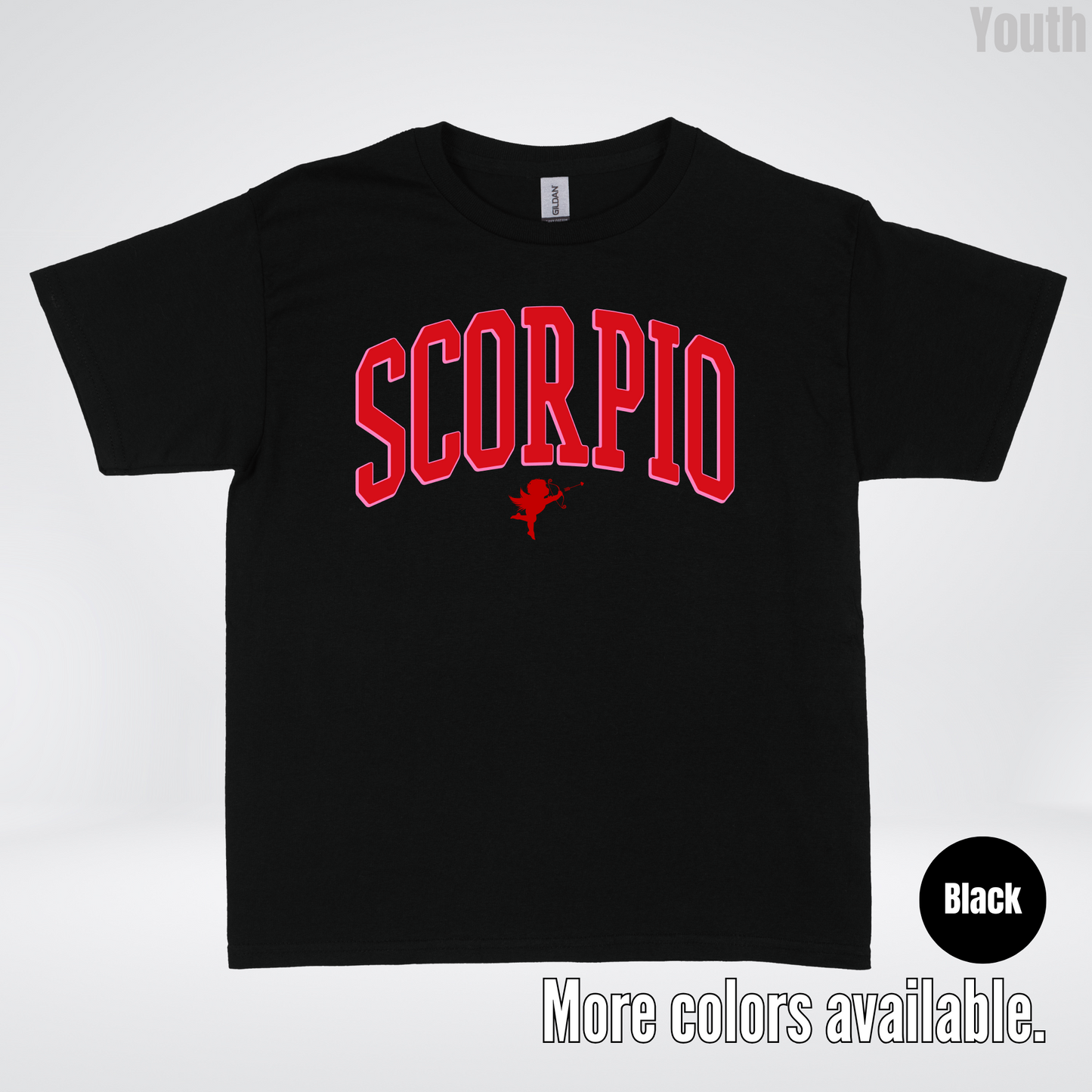Scorpio Valentines Day Varsity Youth T-Shirt