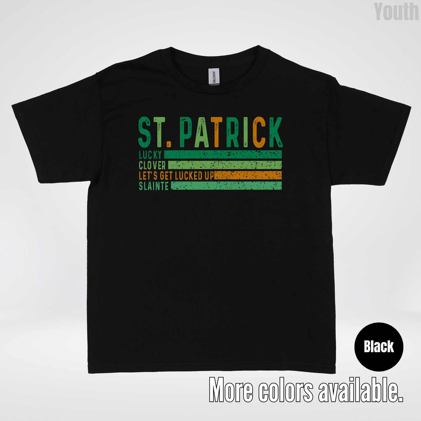 St. Patrick's Lucky Clover Let's Get Lucked Up Slainte St. Patrick's Day Youth T-Shirt
