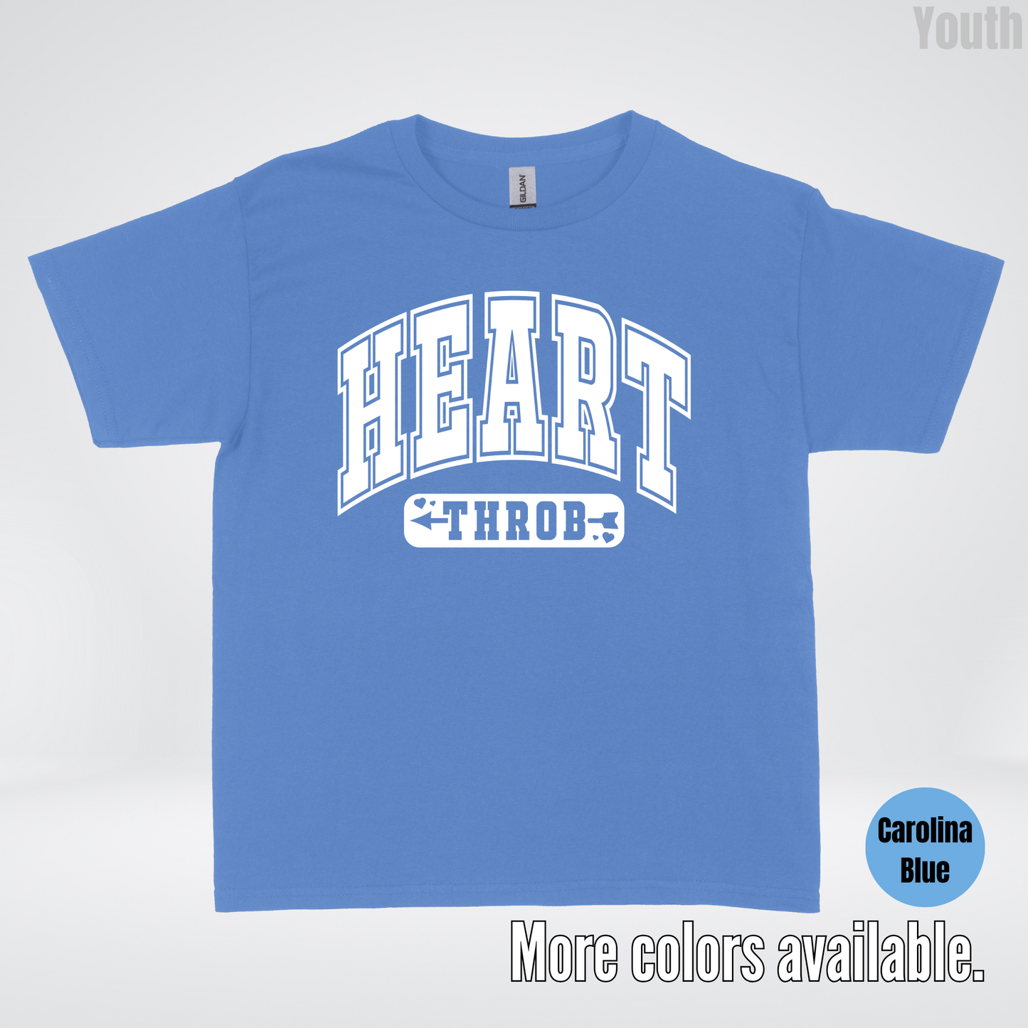 Heart Throb - White Design - Youth T-Shirt