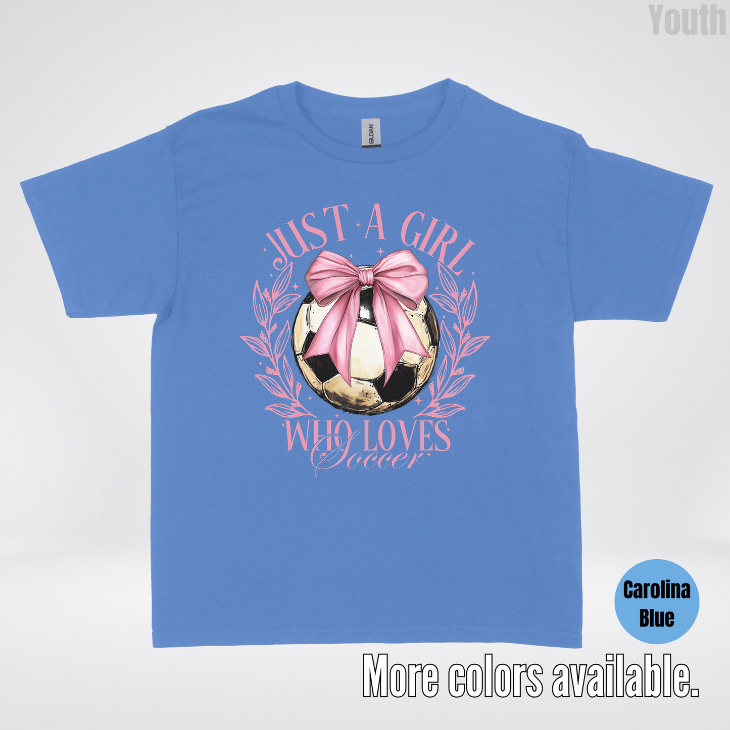 Just A Girl Who Loves Soccer Youth T-Shirt