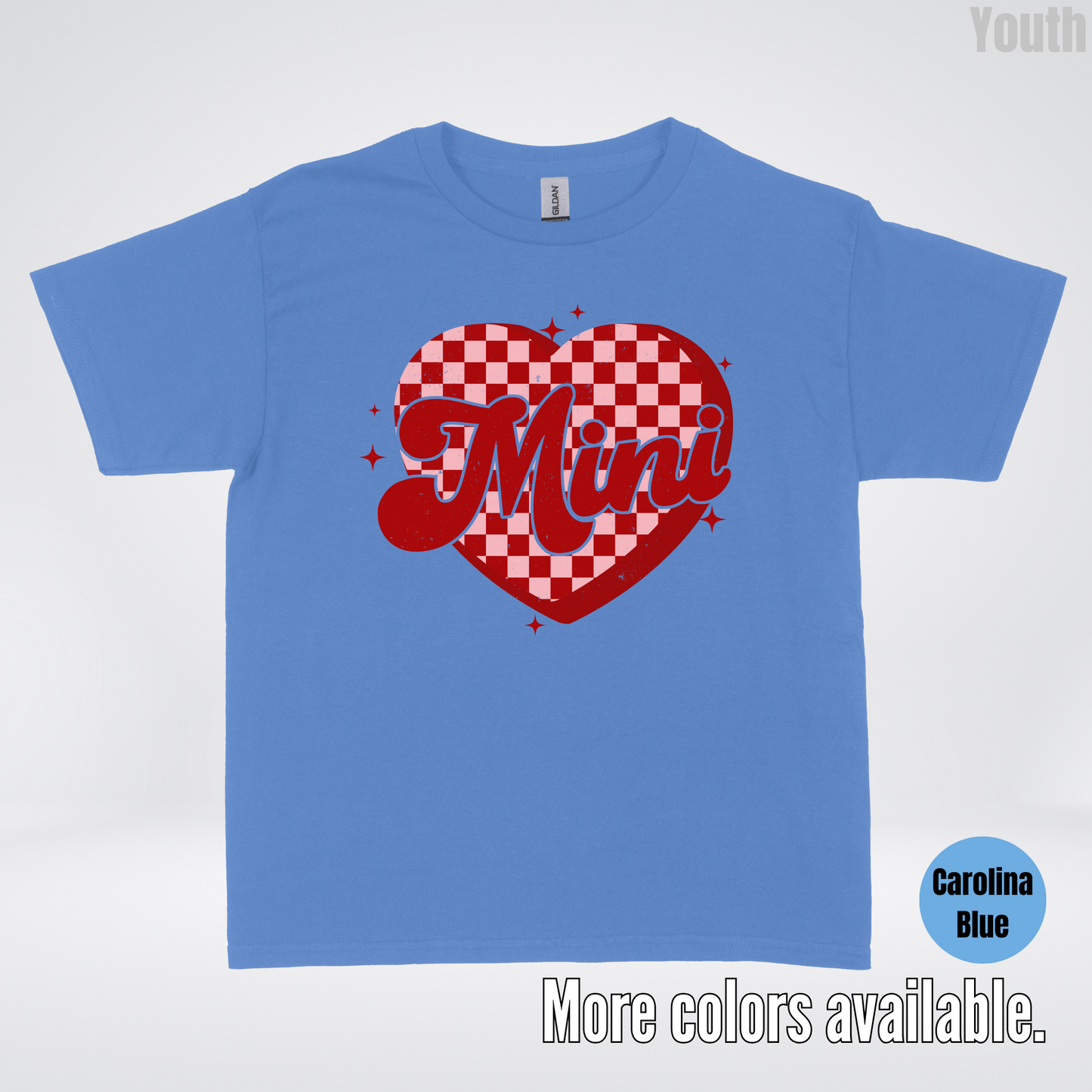 Mini Checkered Heart Youth T-Shirt