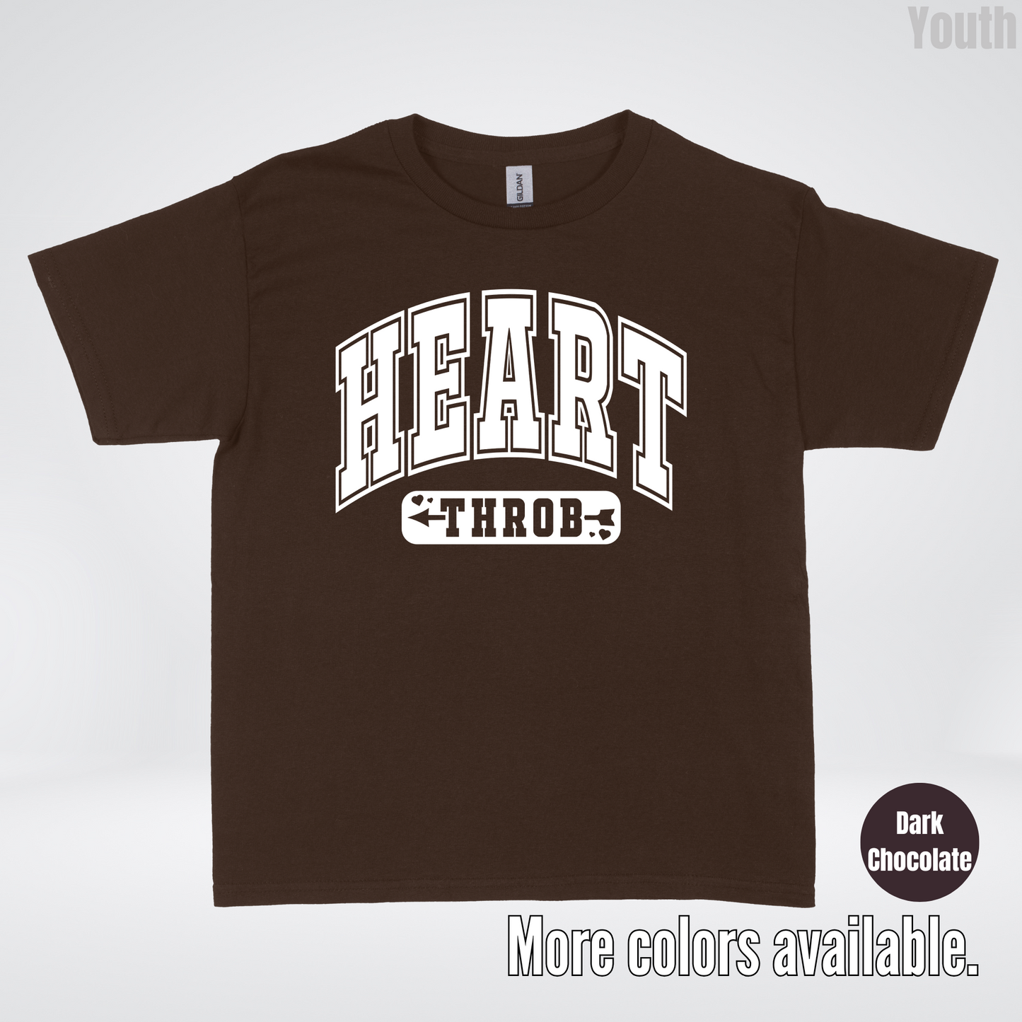 Heart Throb - White Design - Youth T-Shirt