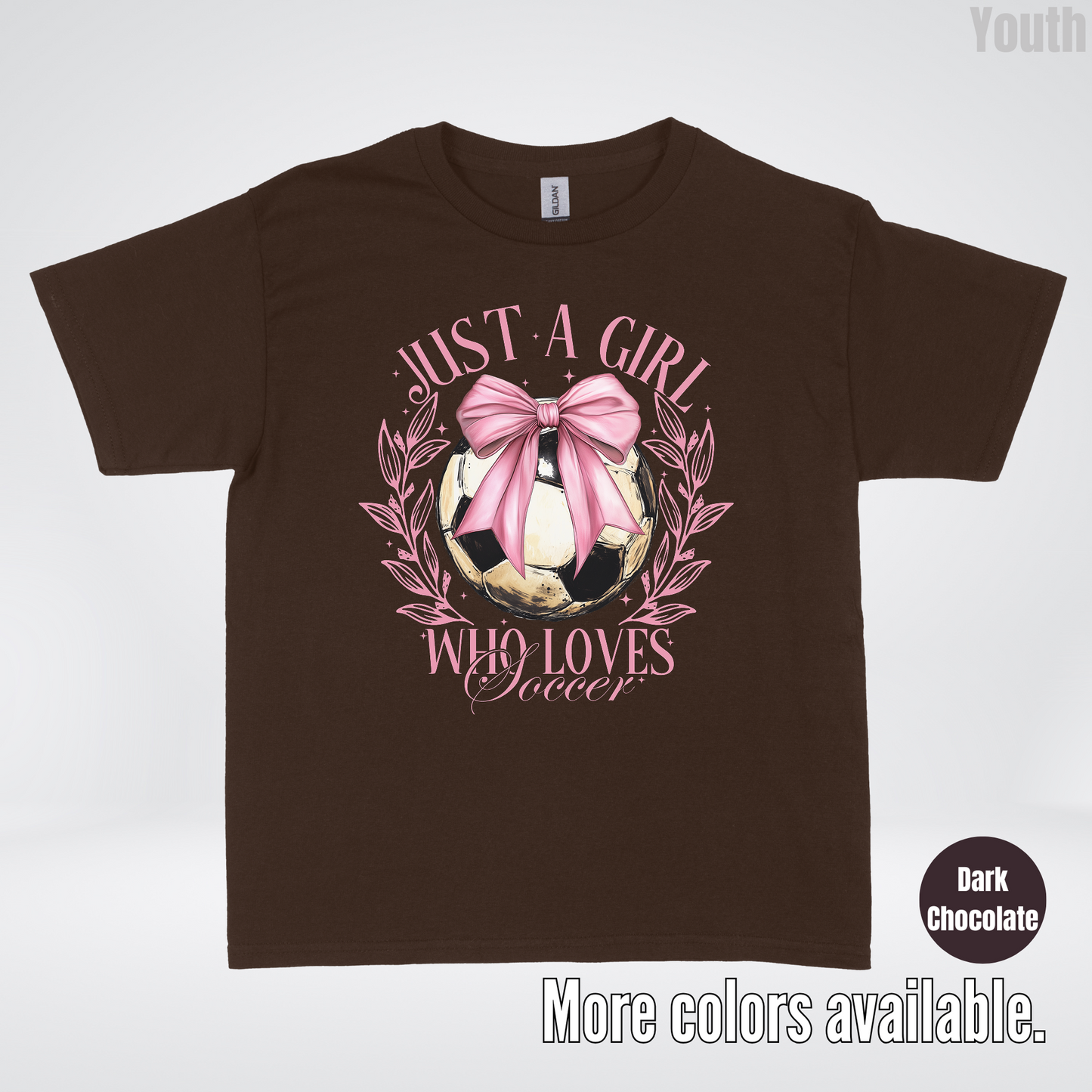 Just A Girl Who Loves Soccer Youth T-Shirt