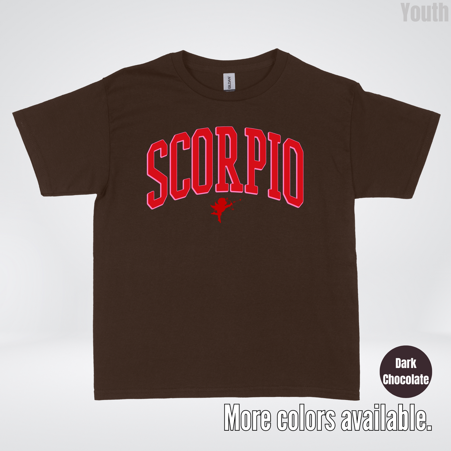 Scorpio Valentines Day Varsity Youth T-Shirt