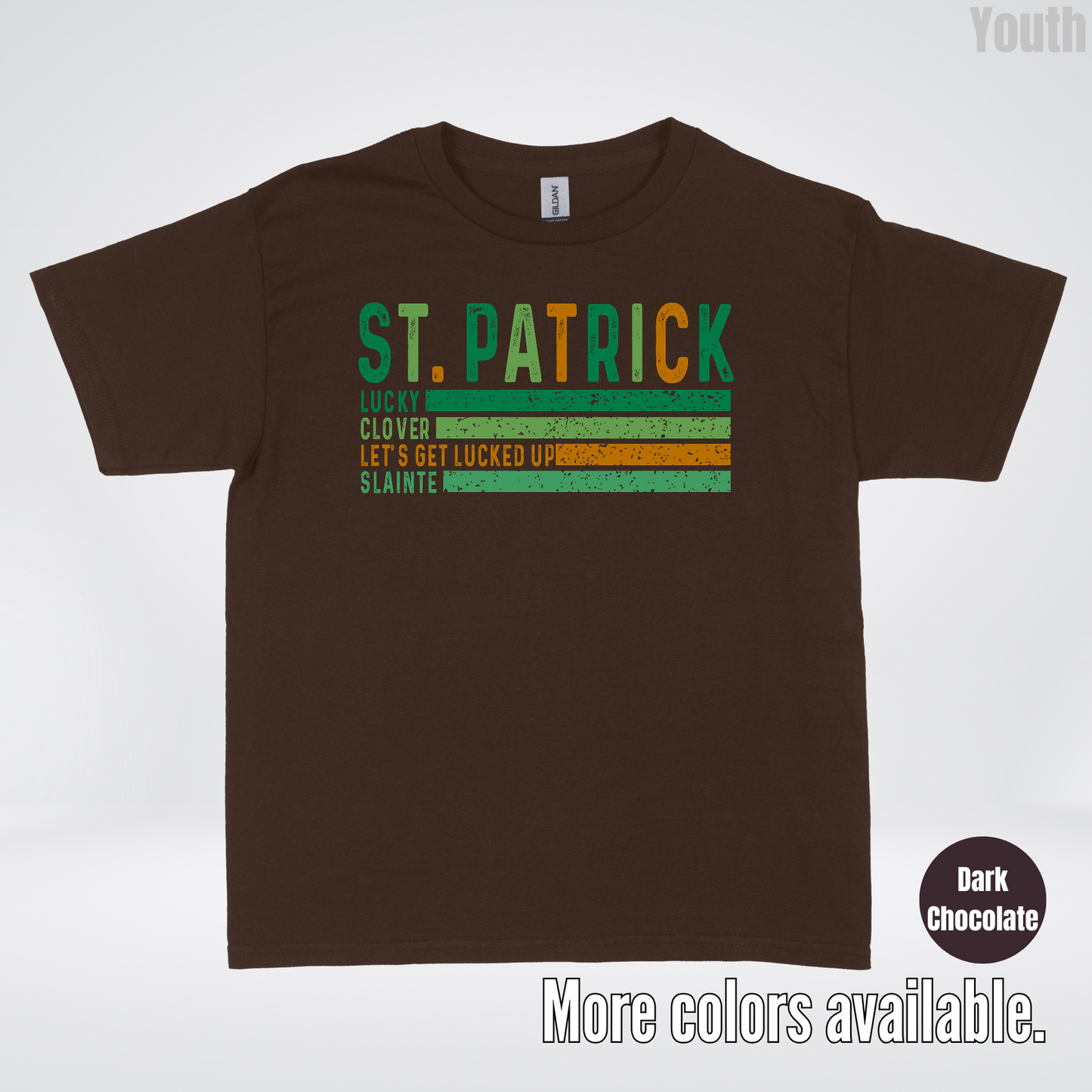 St. Patrick's Lucky Clover Let's Get Lucked Up Slainte St. Patrick's Day Youth T-Shirt