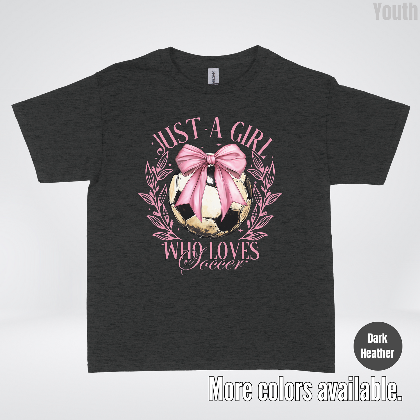 Just A Girl Who Loves Soccer Youth T-Shirt