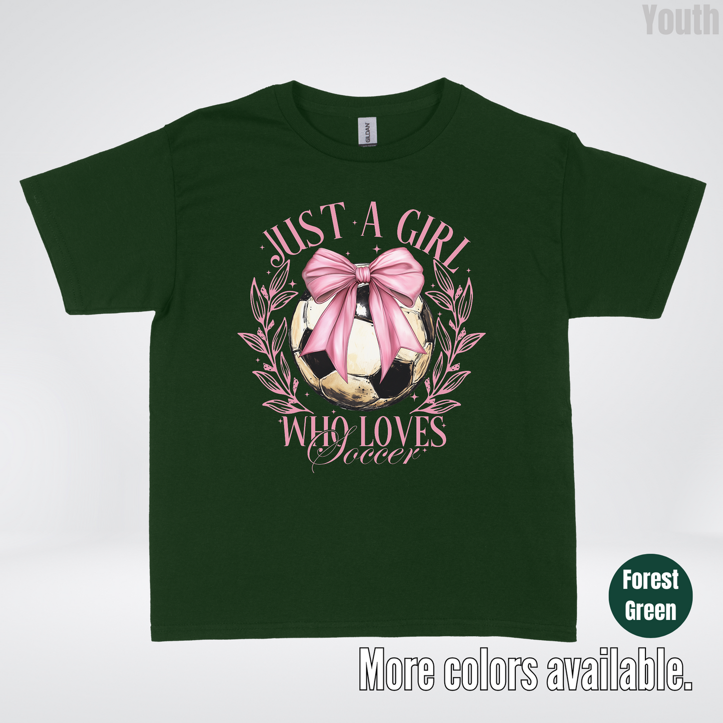 Just A Girl Who Loves Soccer Youth T-Shirt