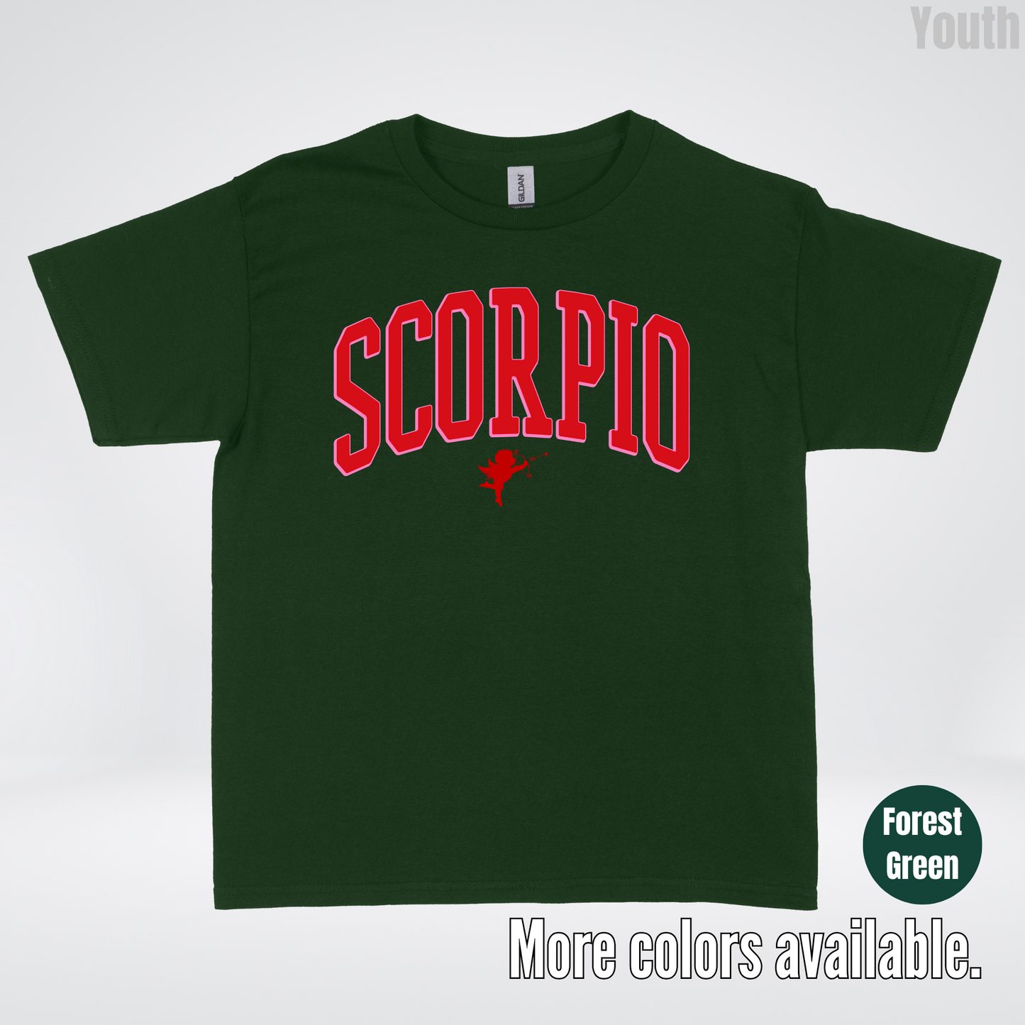Scorpio Valentines Day Varsity Youth T-Shirt