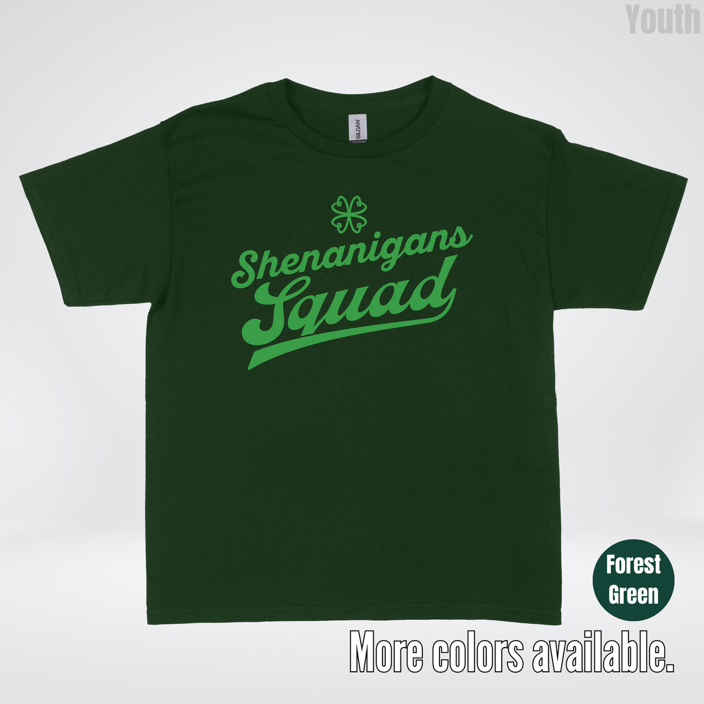 Shenanigans Squad - Green Design - St. Patrick's Day Youth T-Shirt