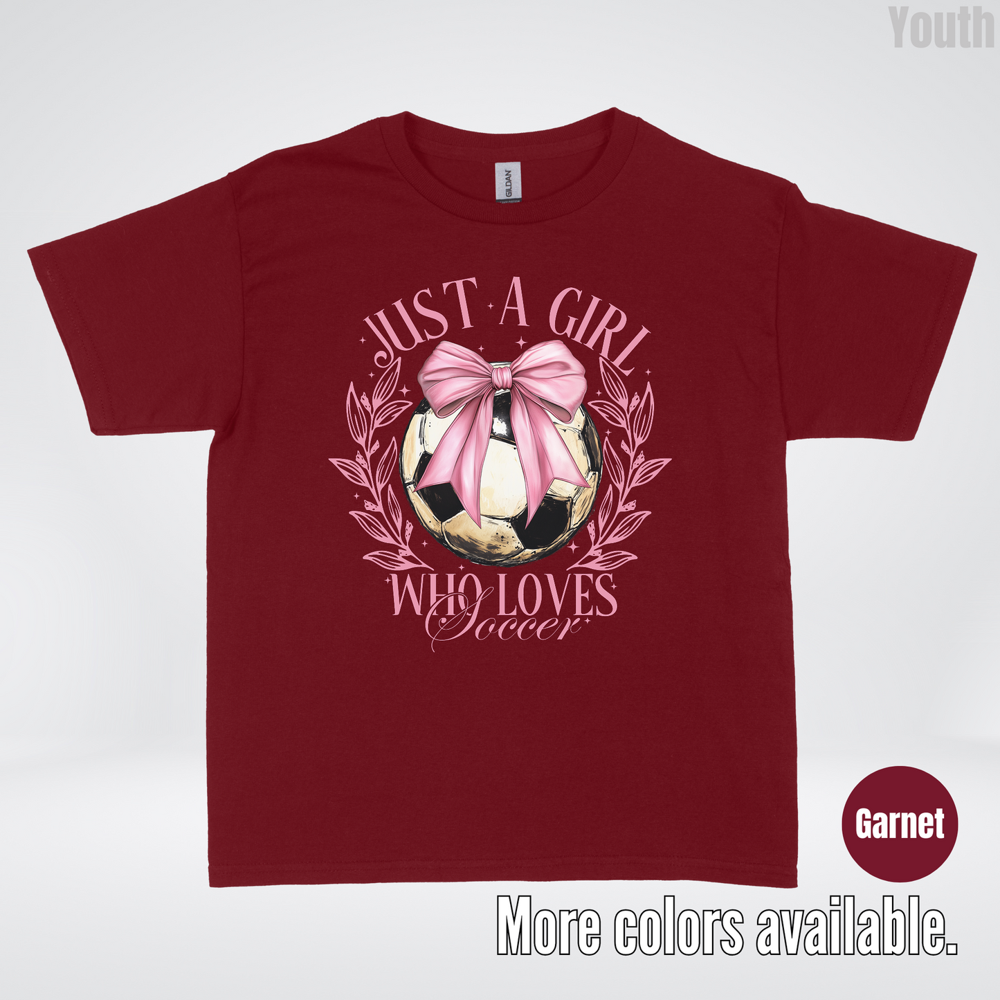 Just A Girl Who Loves Soccer Youth T-Shirt